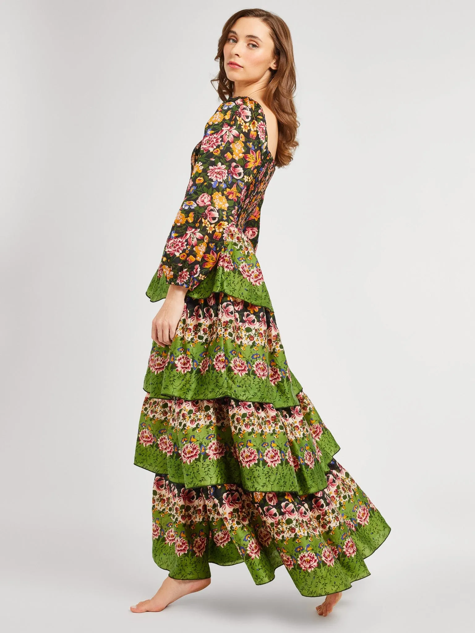 Antonia Dress in Secret Garden soft glam