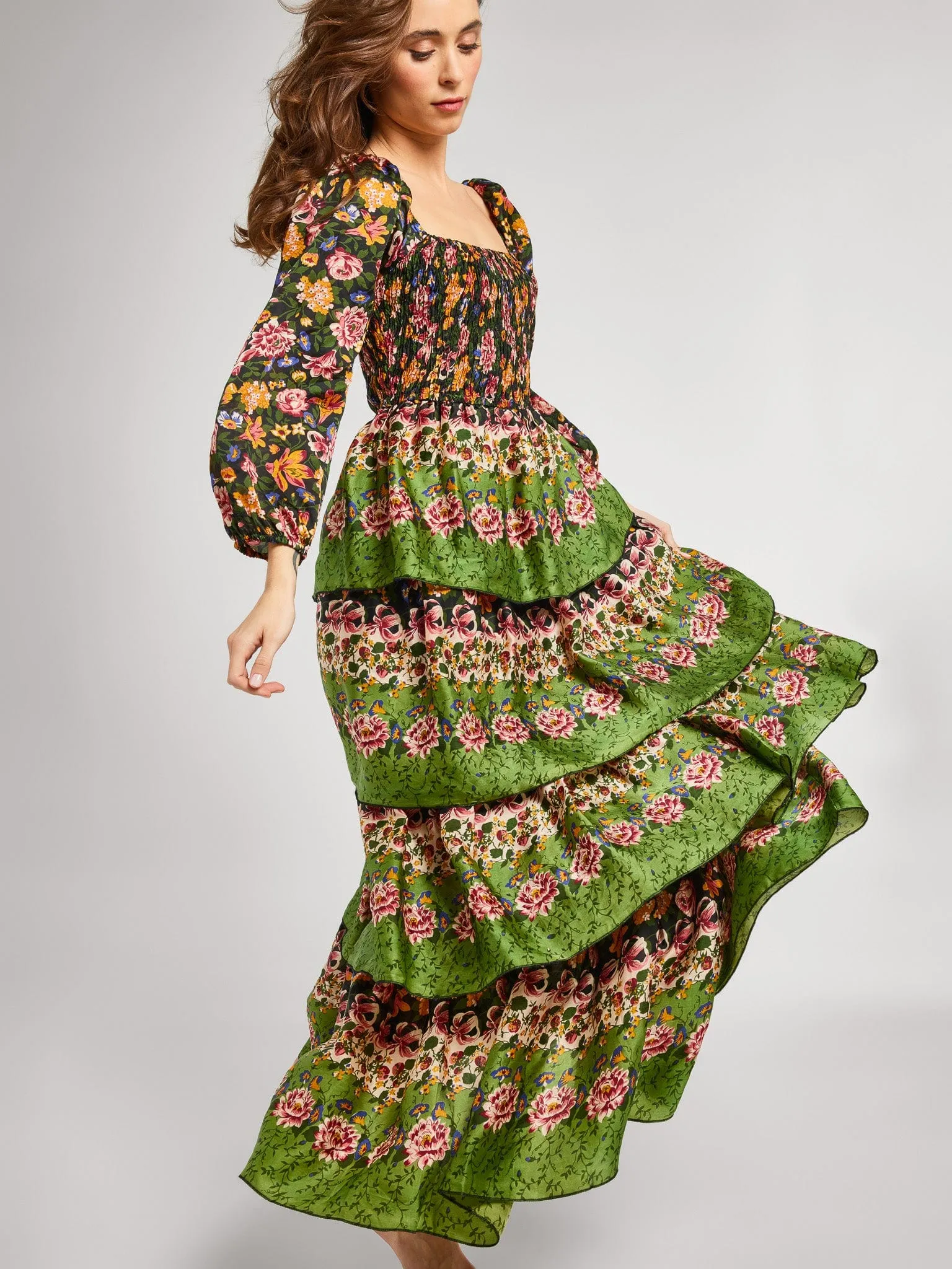 Antonia Dress in Secret Garden daytime glam