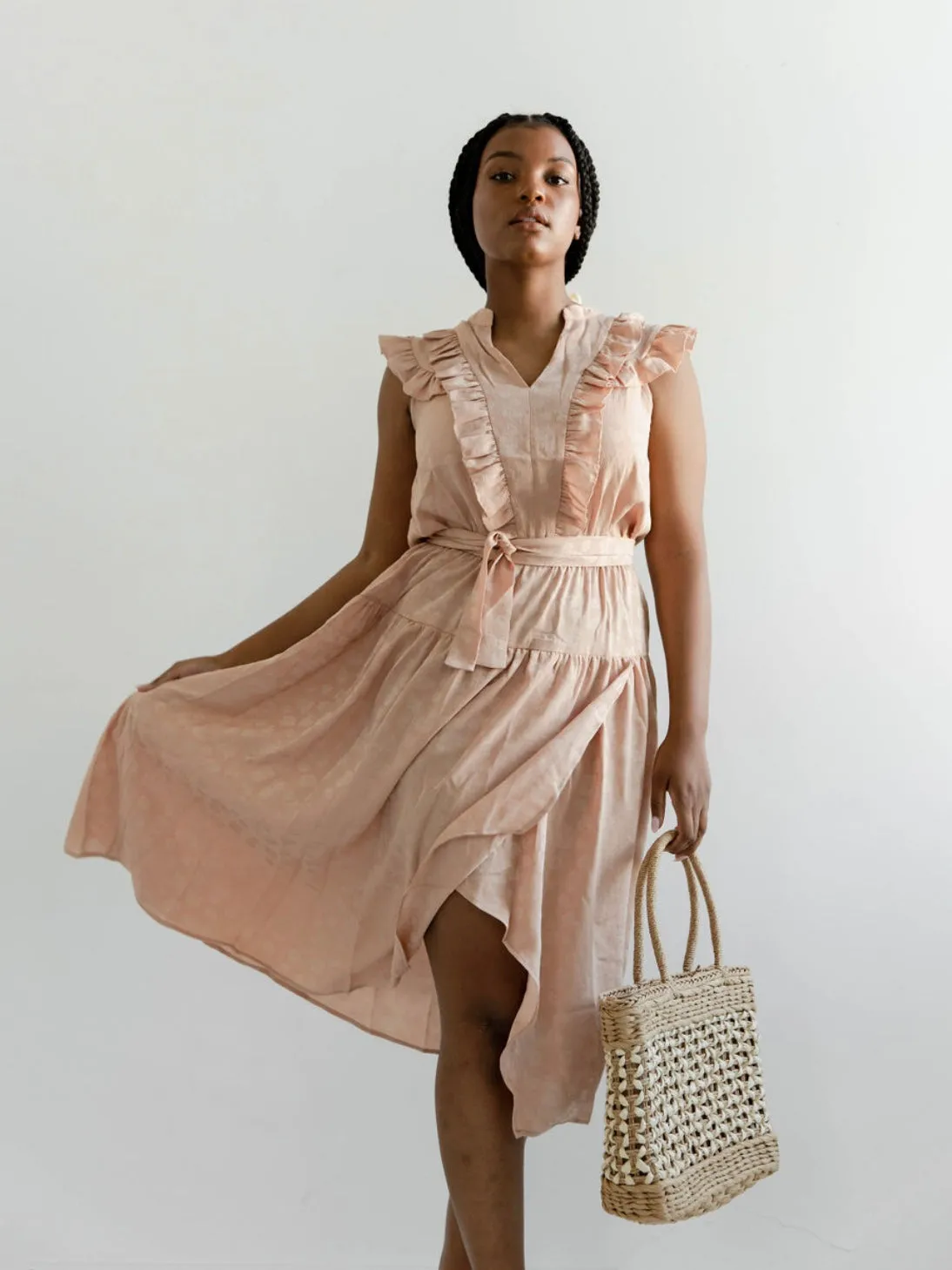 Apricot Daydream Dress classic feel