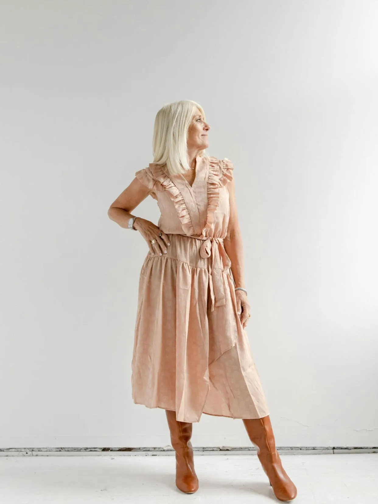 Apricot Daydream Dress sweet touch