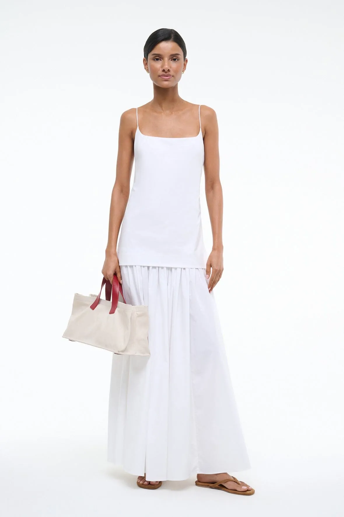 ARI DRESS | WHITE breezy tone