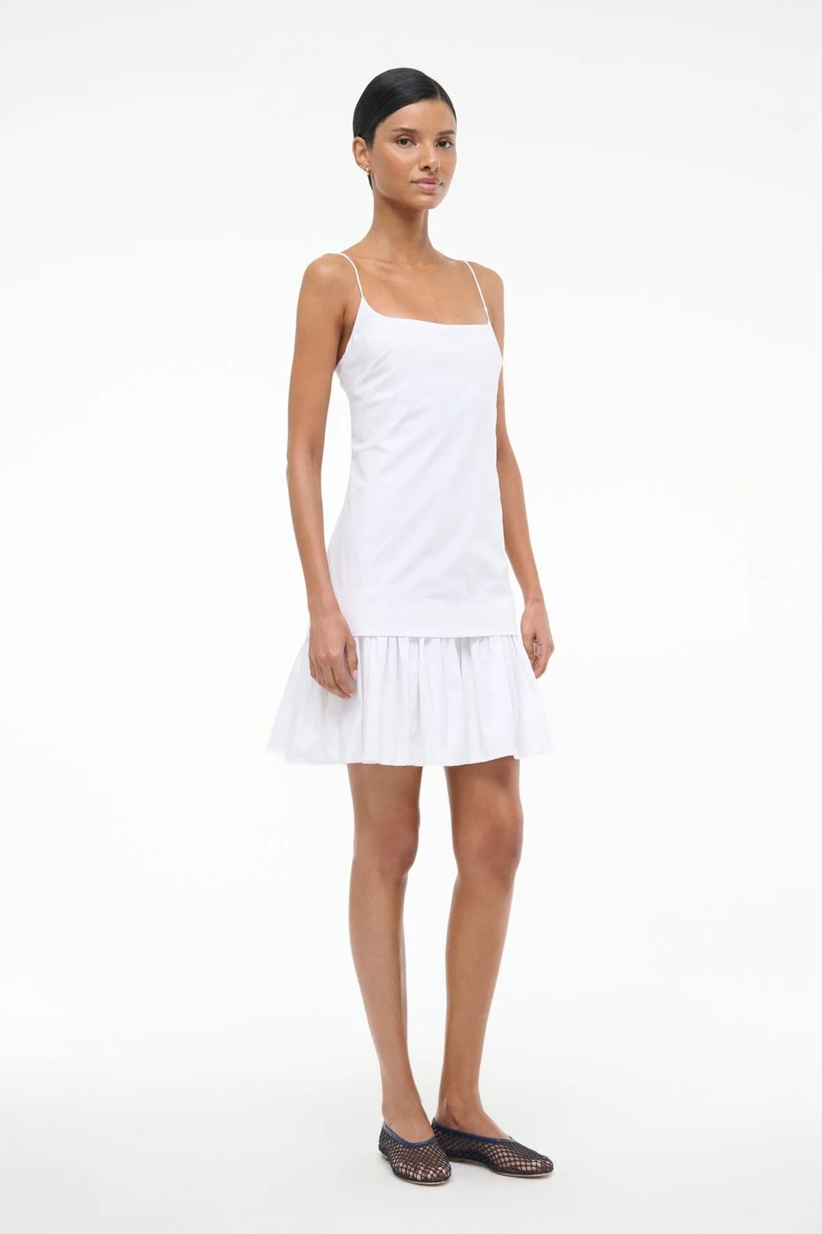 ARI MINI DRESS | WHITE cozy vibe
