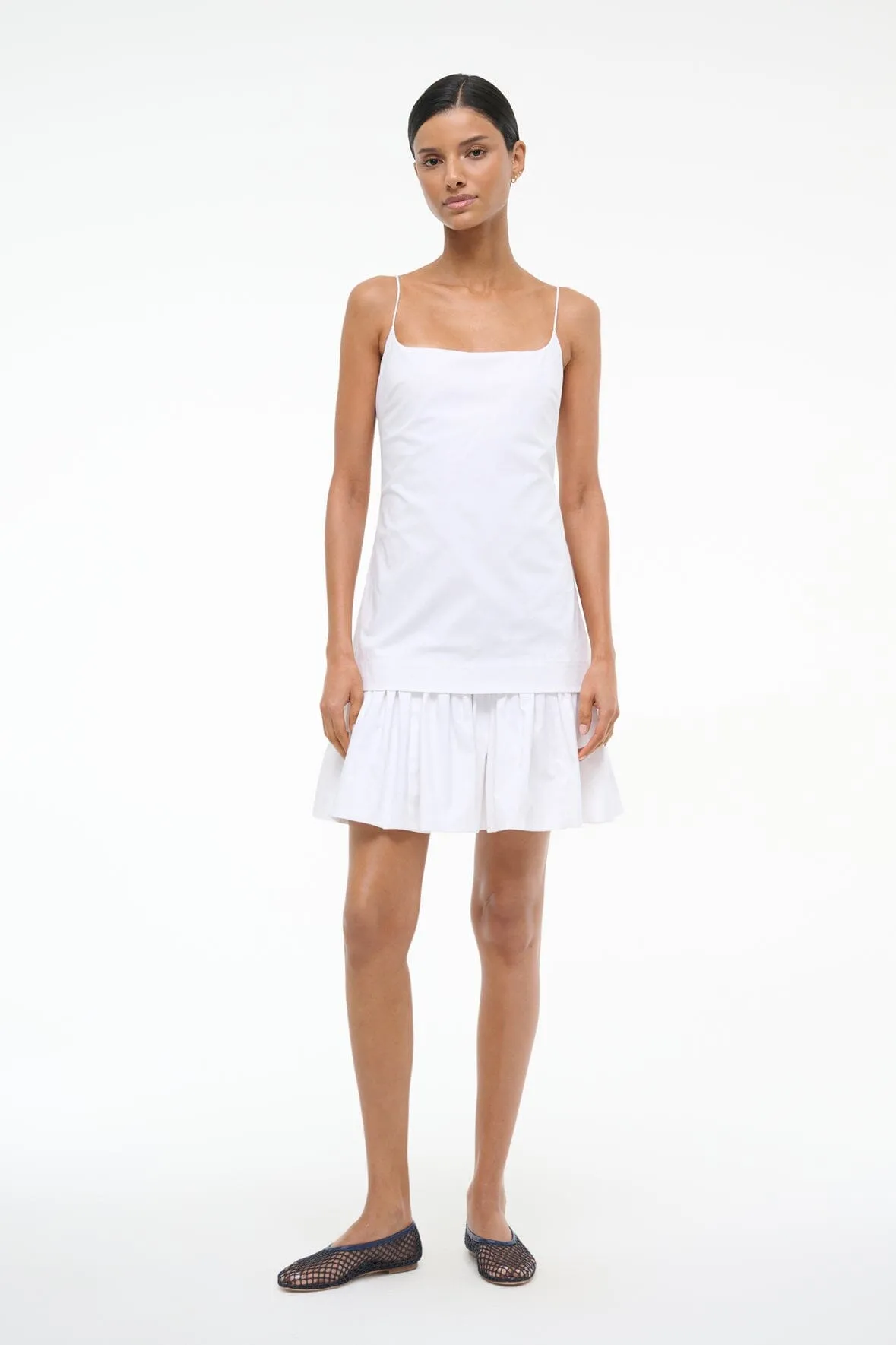 ARI MINI DRESS | WHITE polished feel