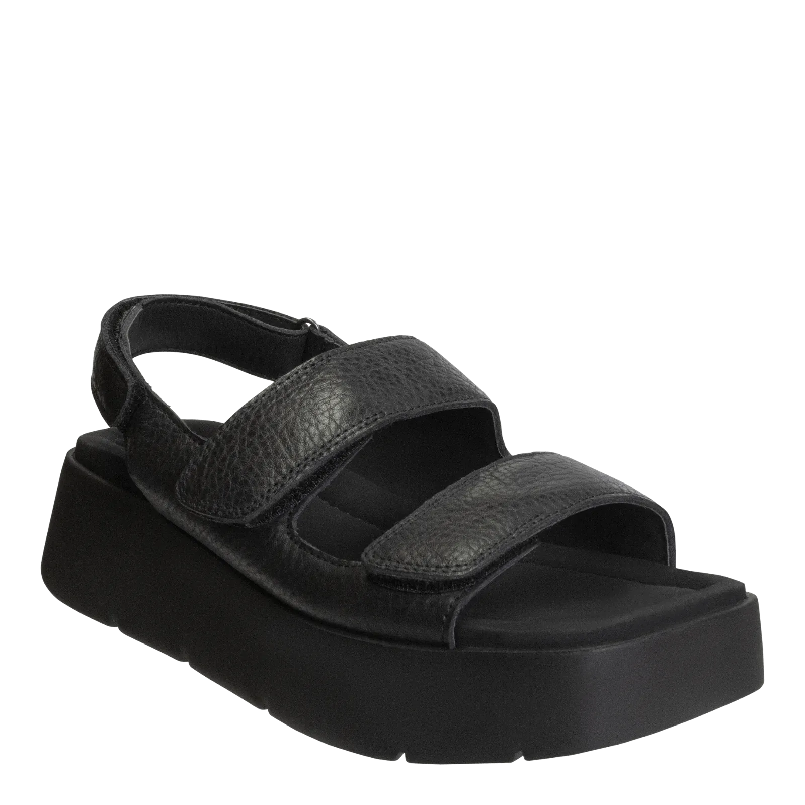 ASSIMILATE in BLACK Platform Sandals flexible sole