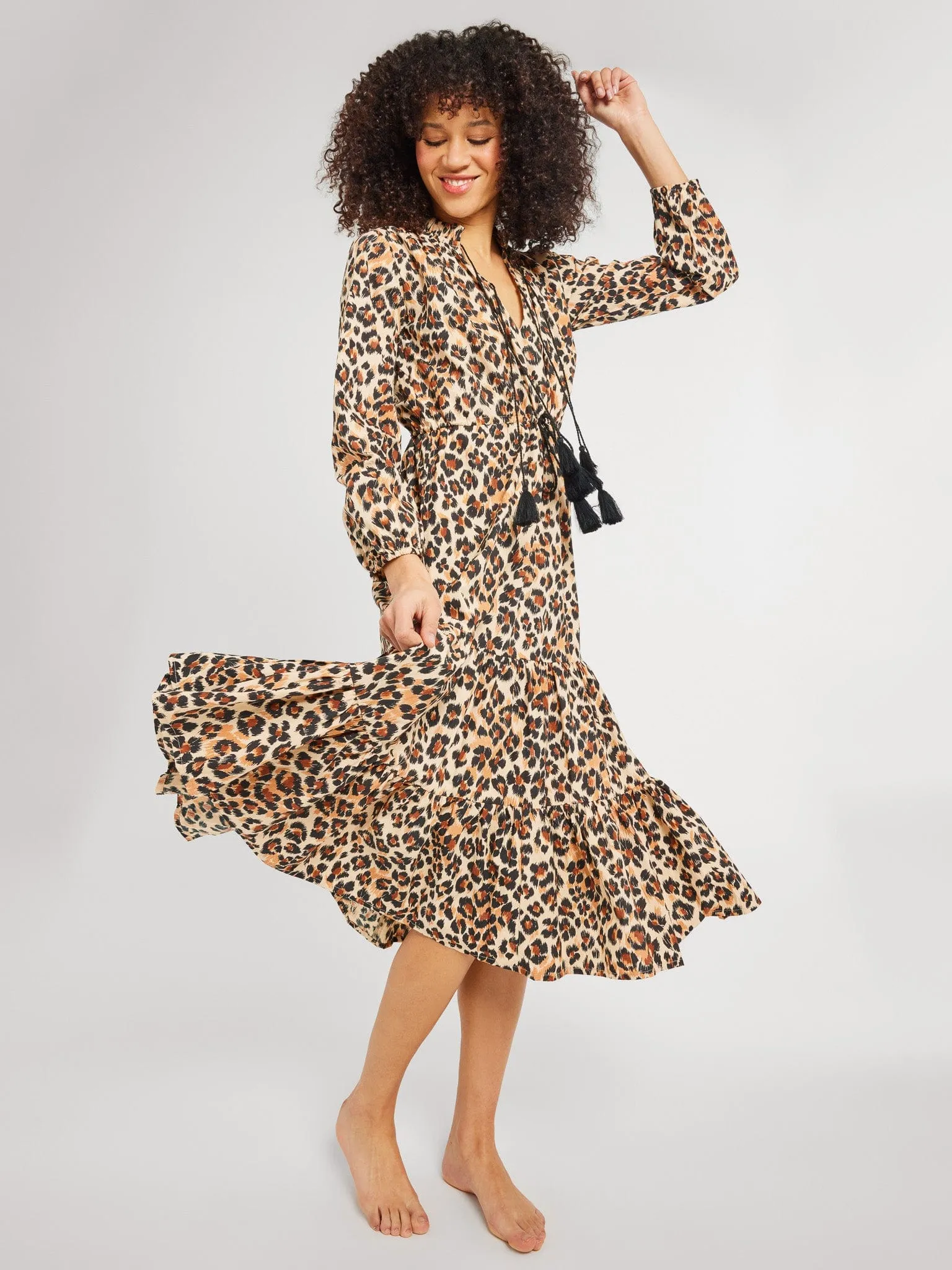 Astrid Dress in Cheetah modern edge