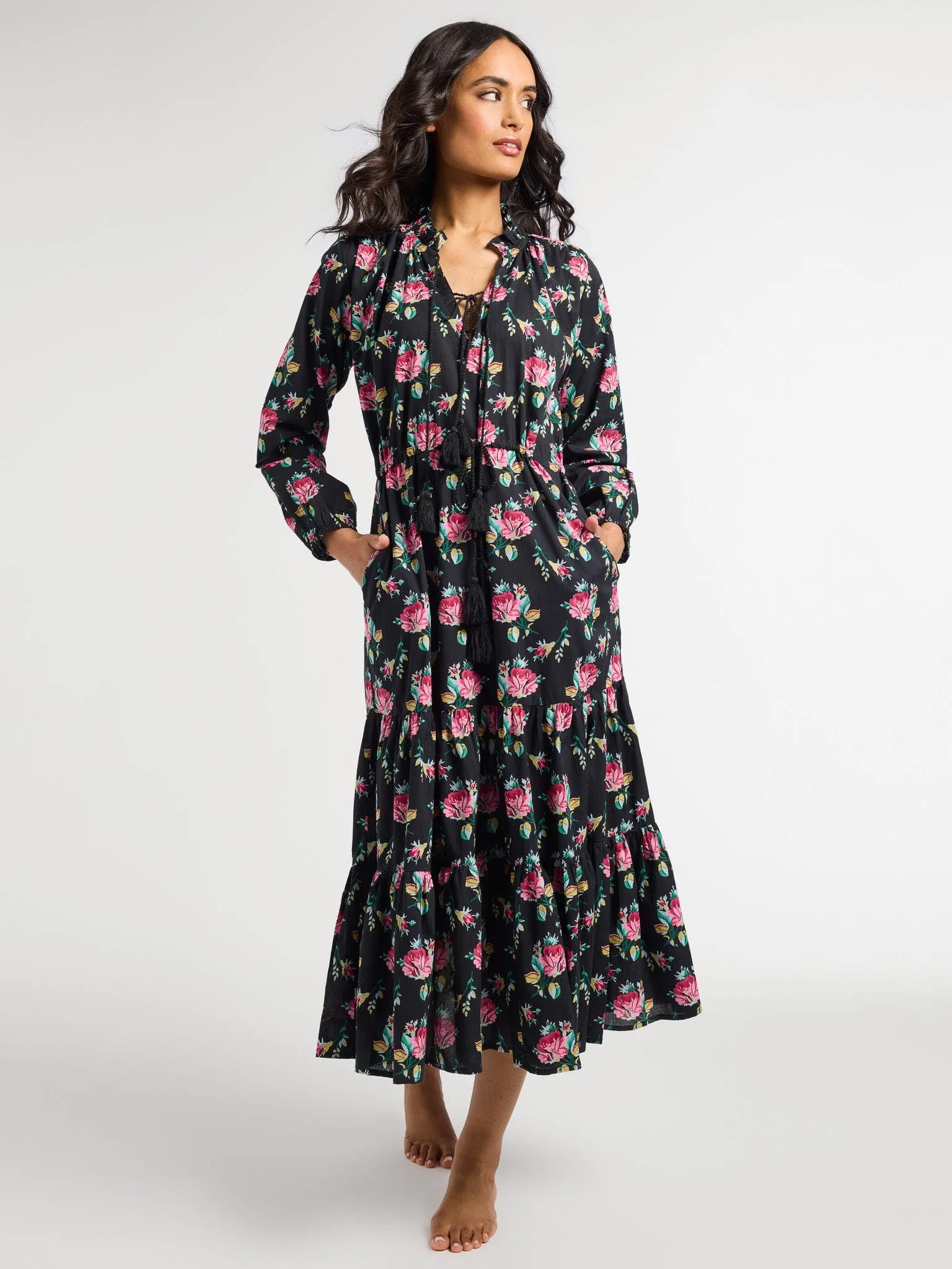 Astrid Dress in Corsage simple look