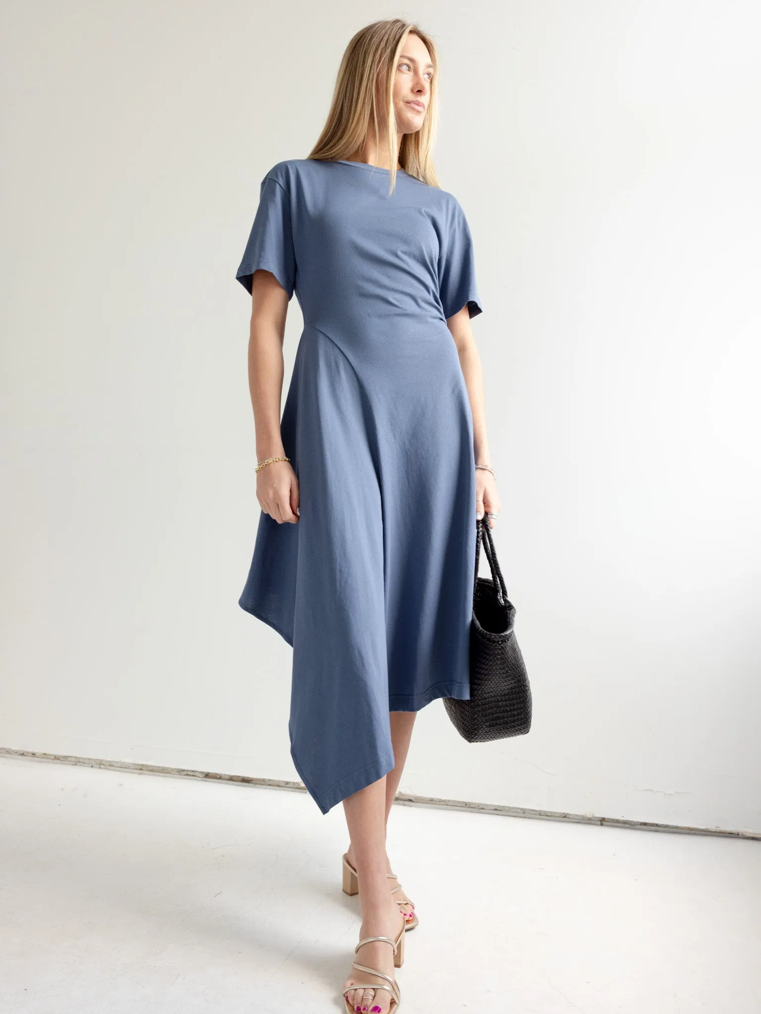Asymmetric Knit Dress mood wear