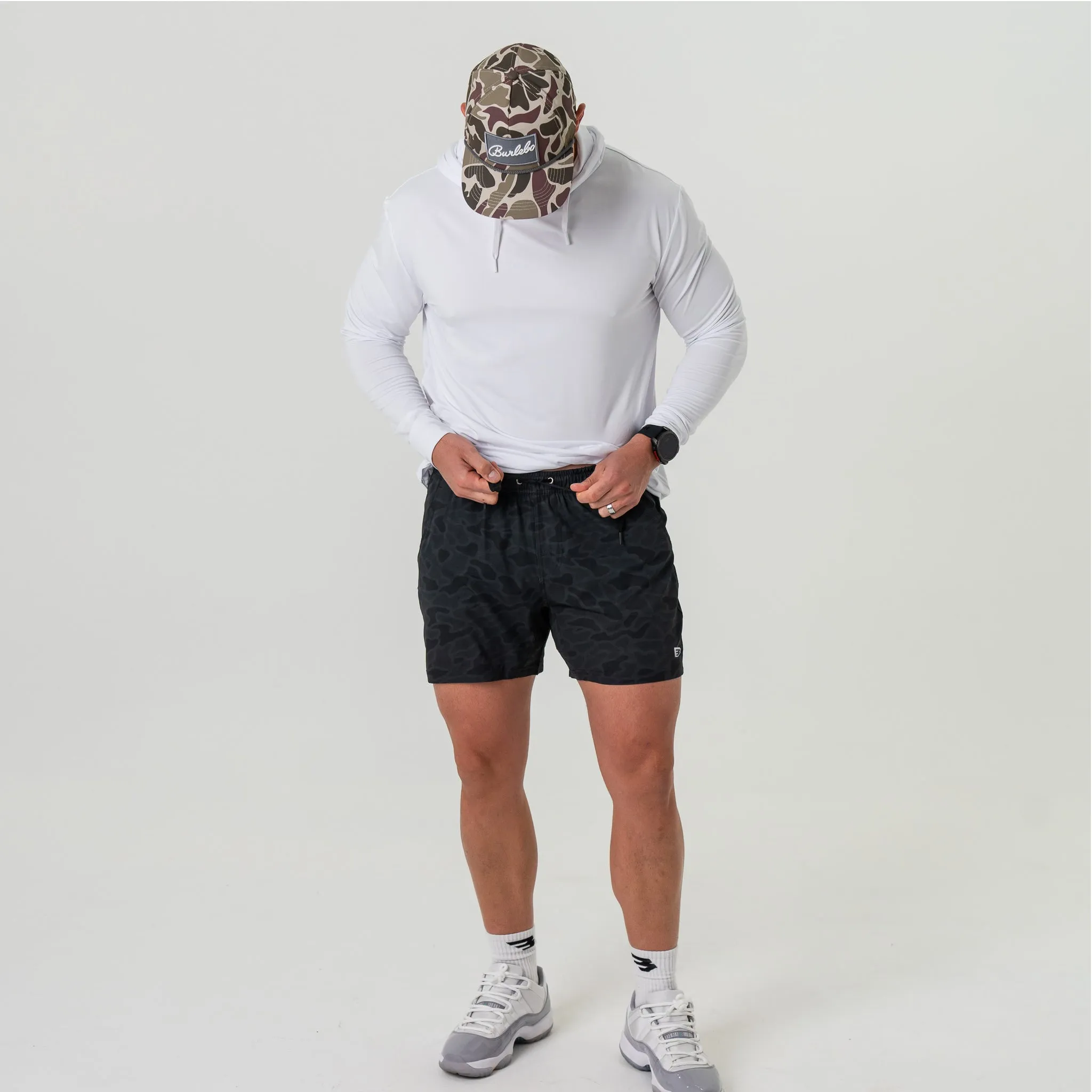 Athletic Short - Black Camo - Black Liner multi wear