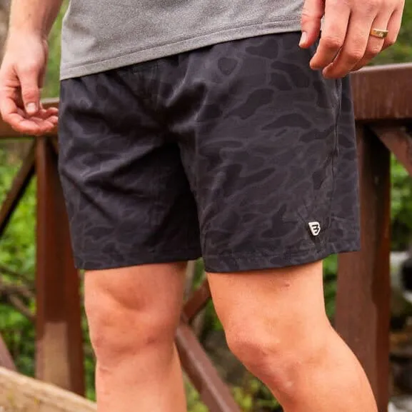 Athletic Short - Black Camo - Black Liner beach gear