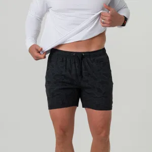 Athletic Short - Black Camo - Black Liner fresh look
