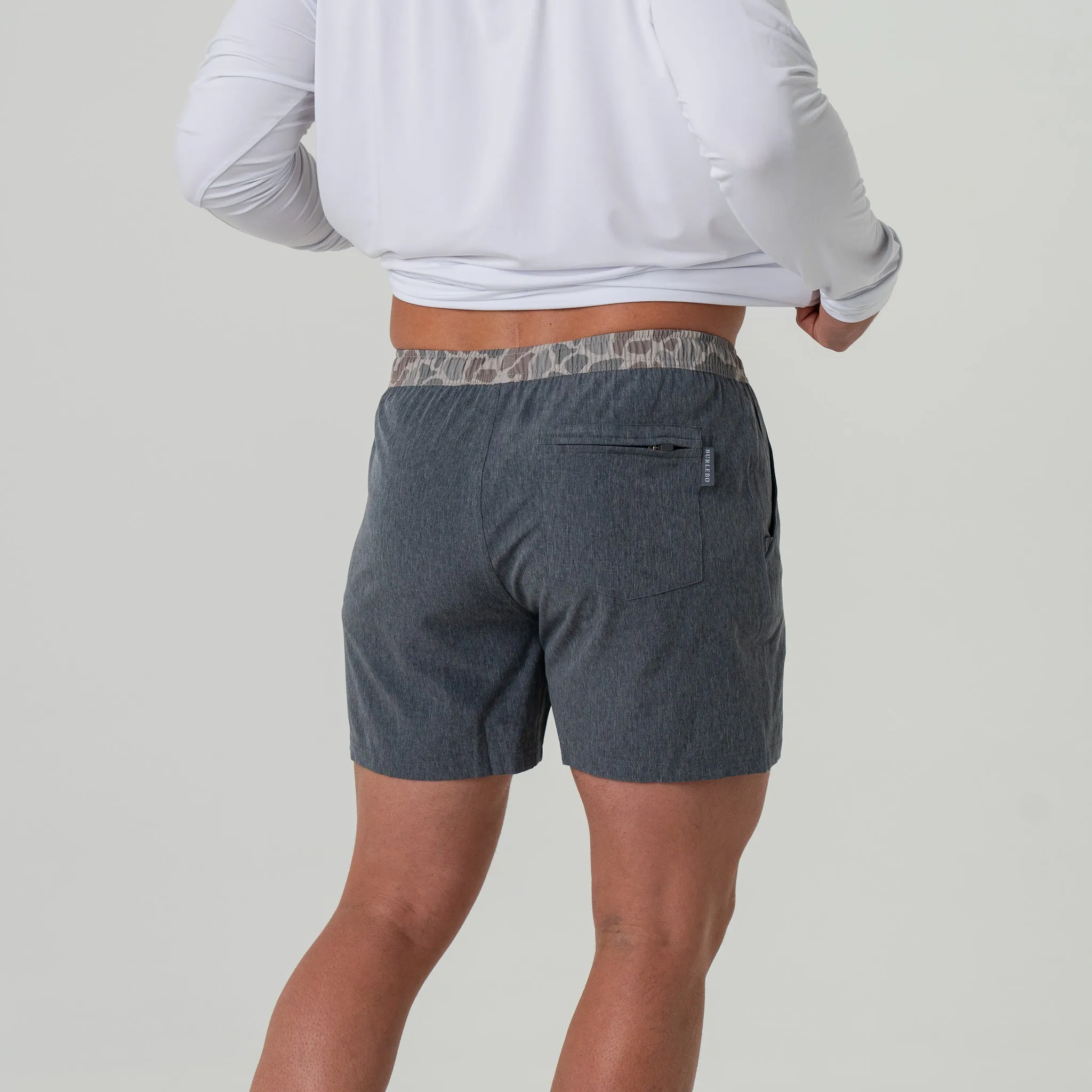 Athletic Short - Grizzly Grey - Classic Deer Camo Liner home relax