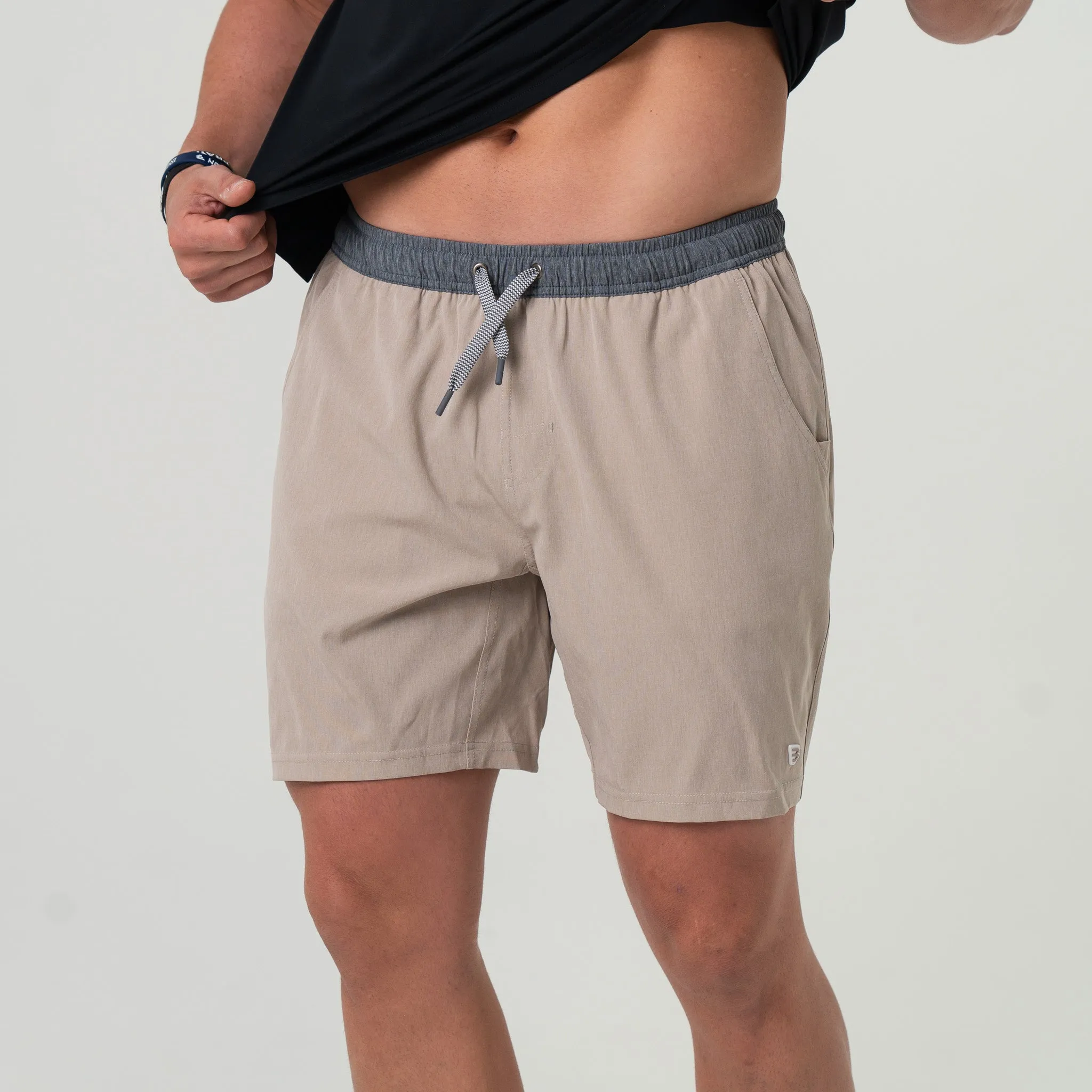 Athletic Short - Heather Khaki - Venado Camo Liner ventilation design