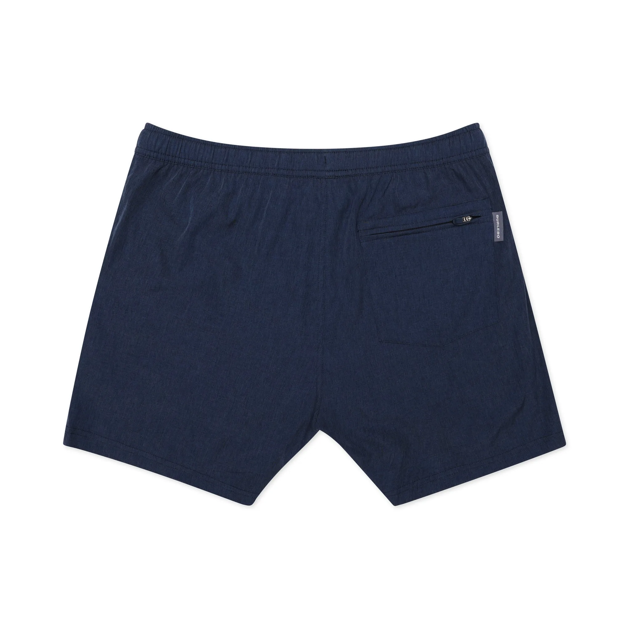 Athletic Short - Heather Navy - American Flag Liner soft touch