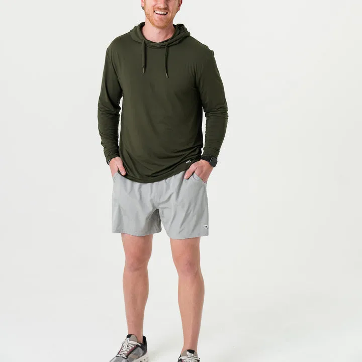 Athletic Short - Light Grey - Grey Aztec Liner home comfort