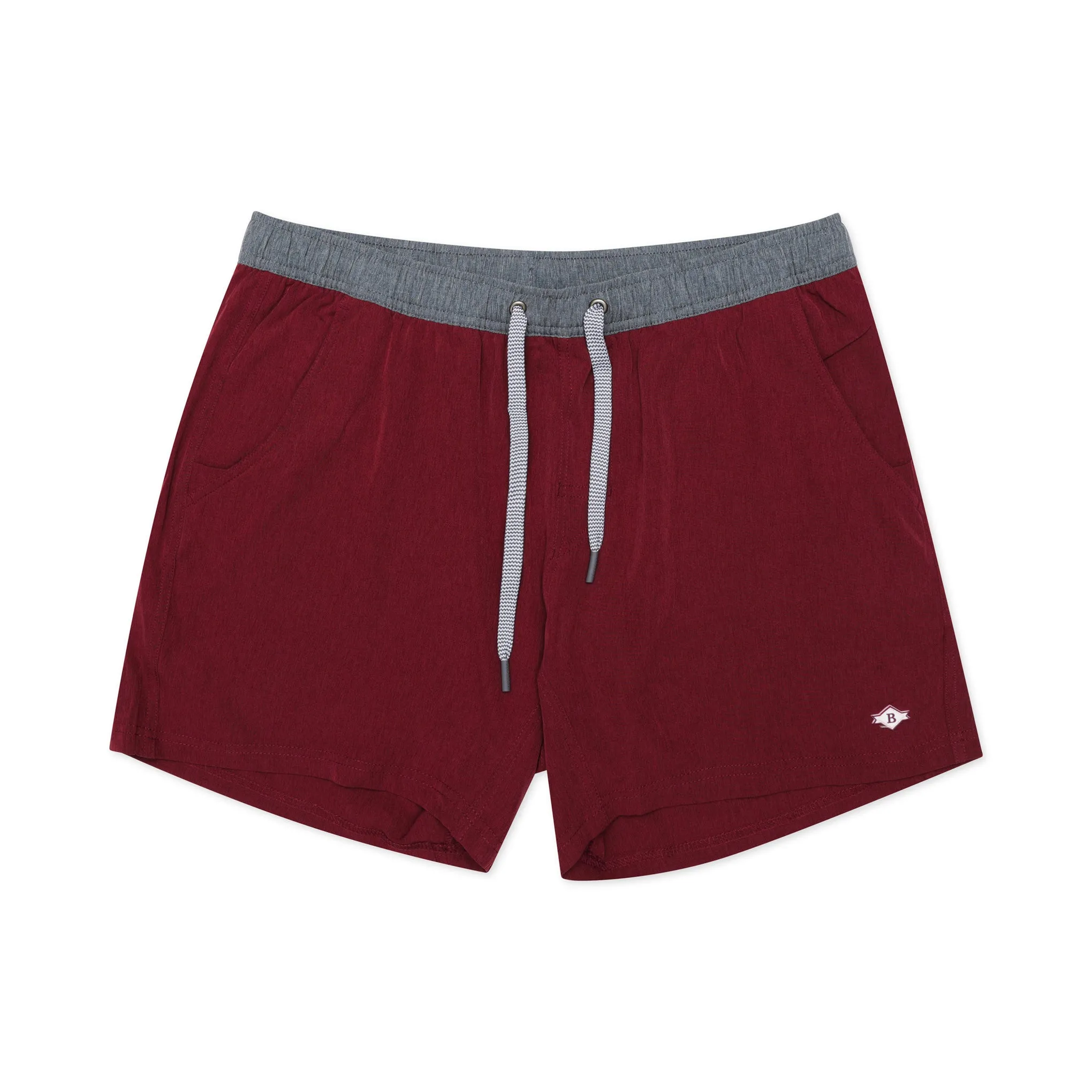 Athletic Short - Maroon - White Camo Liner color options