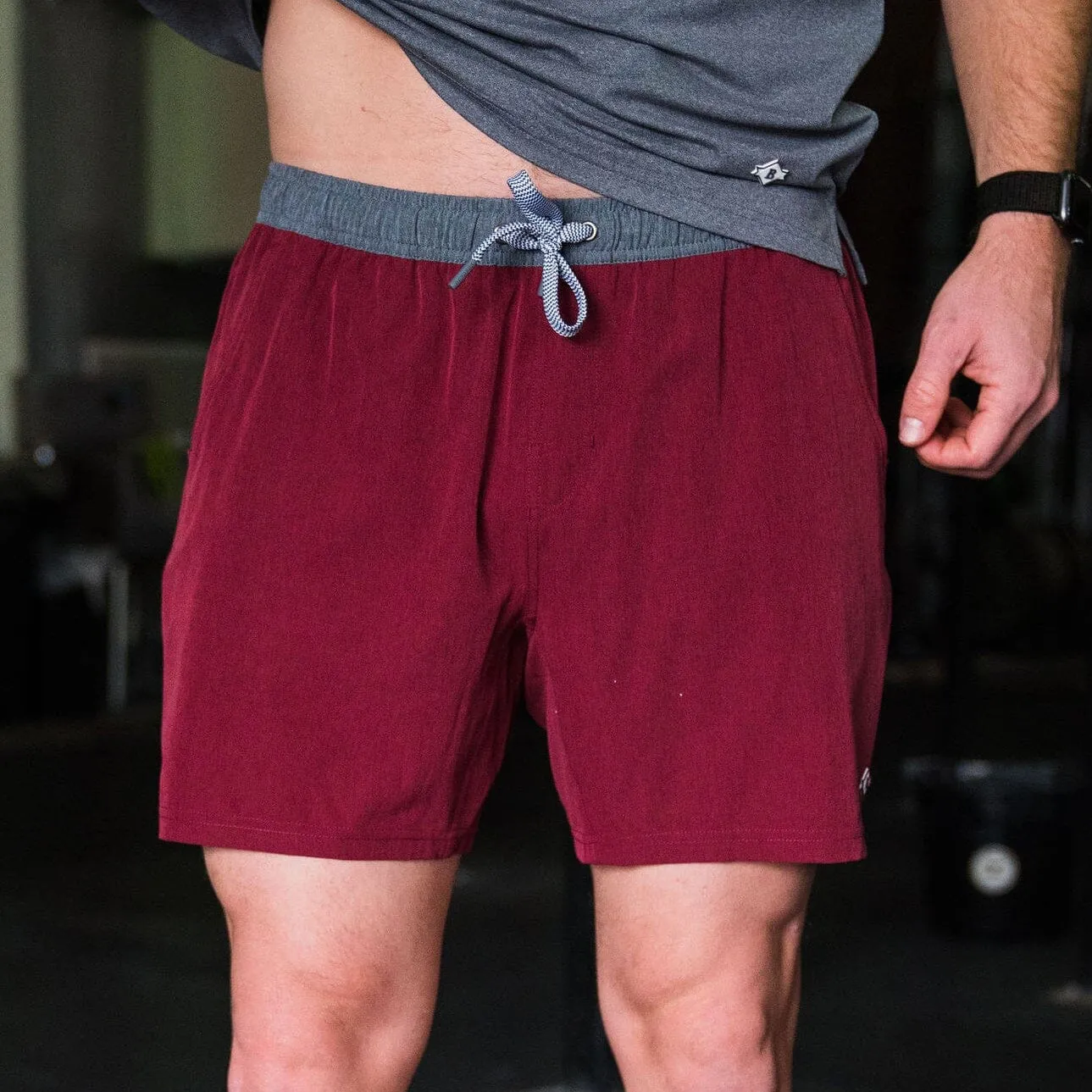Athletic Short - Maroon - White Camo Liner sport buddy