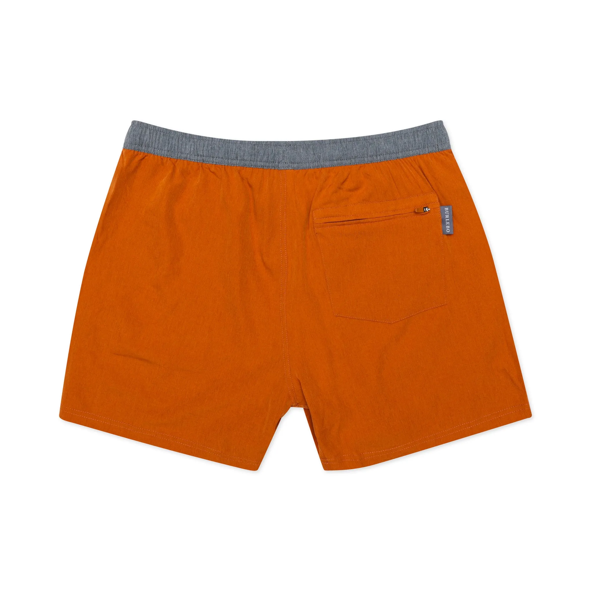 Athletic Short - Orange - White Camo Liner soft fabric