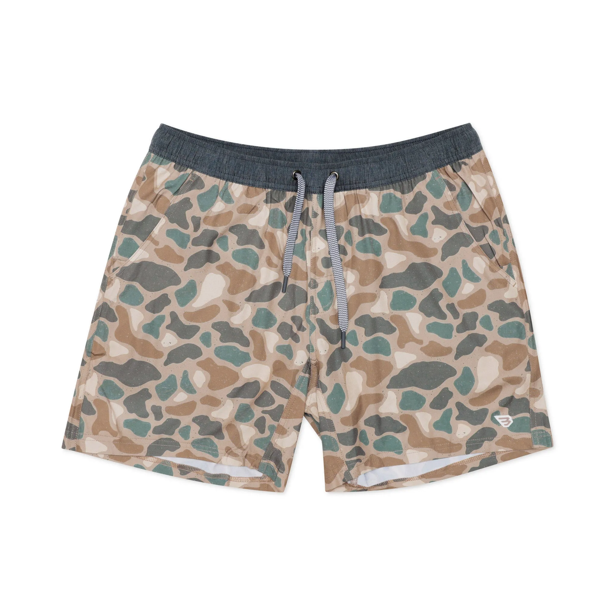 Athletic Short - Pintail Camo - Grey Liner running gear