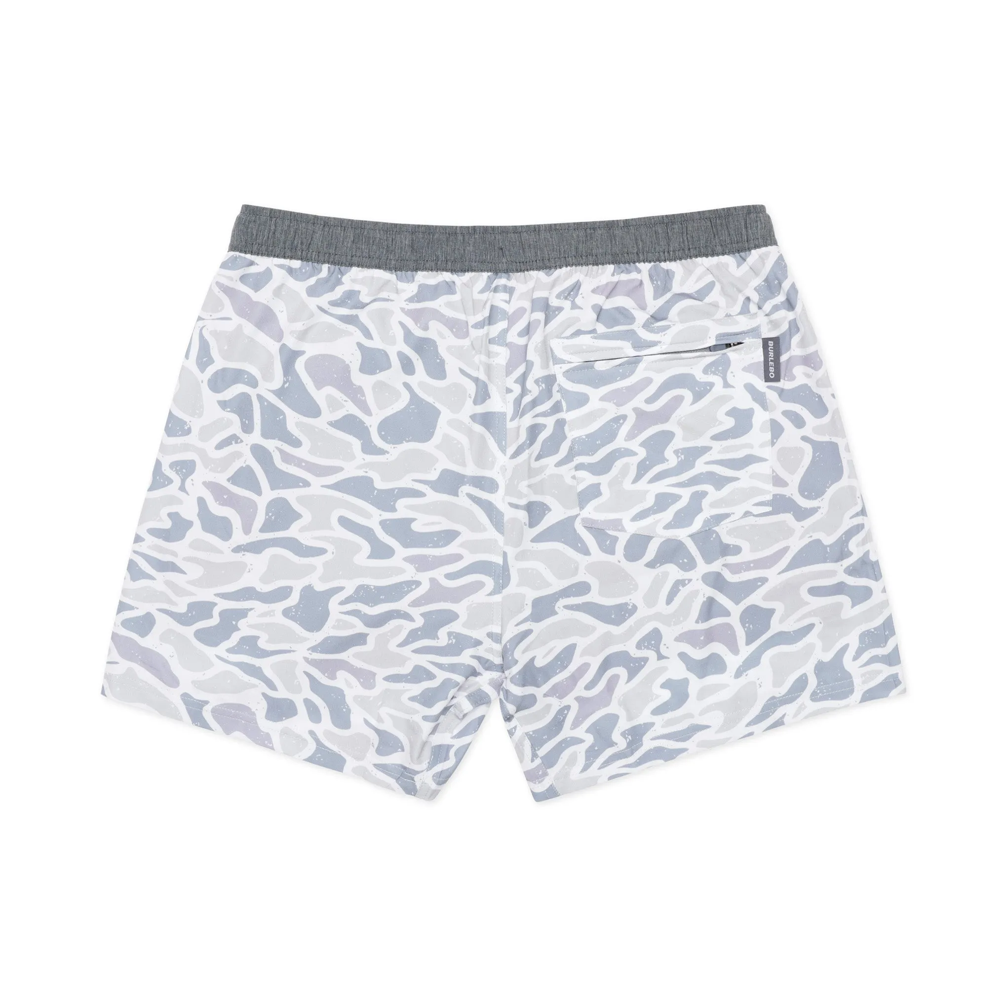 Athletic Short - White Camo - Grey Liner home comfort