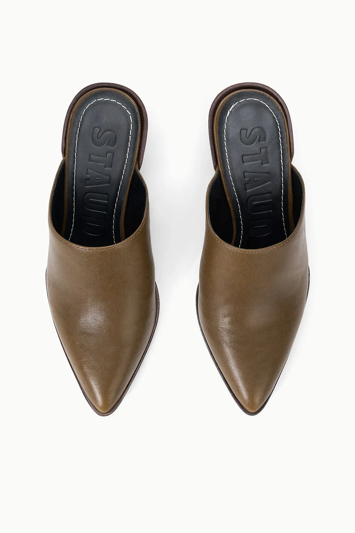 AUSTEN MULE | TRUFFLE romantic touch