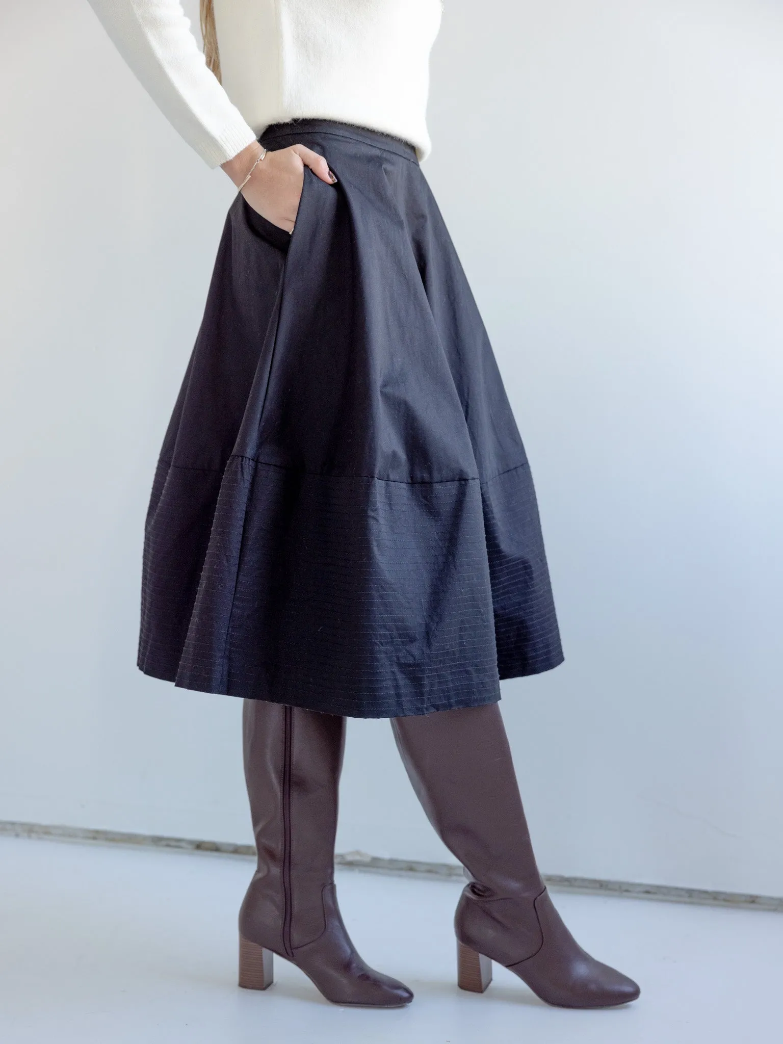 Ava Poplin Skirt warm care