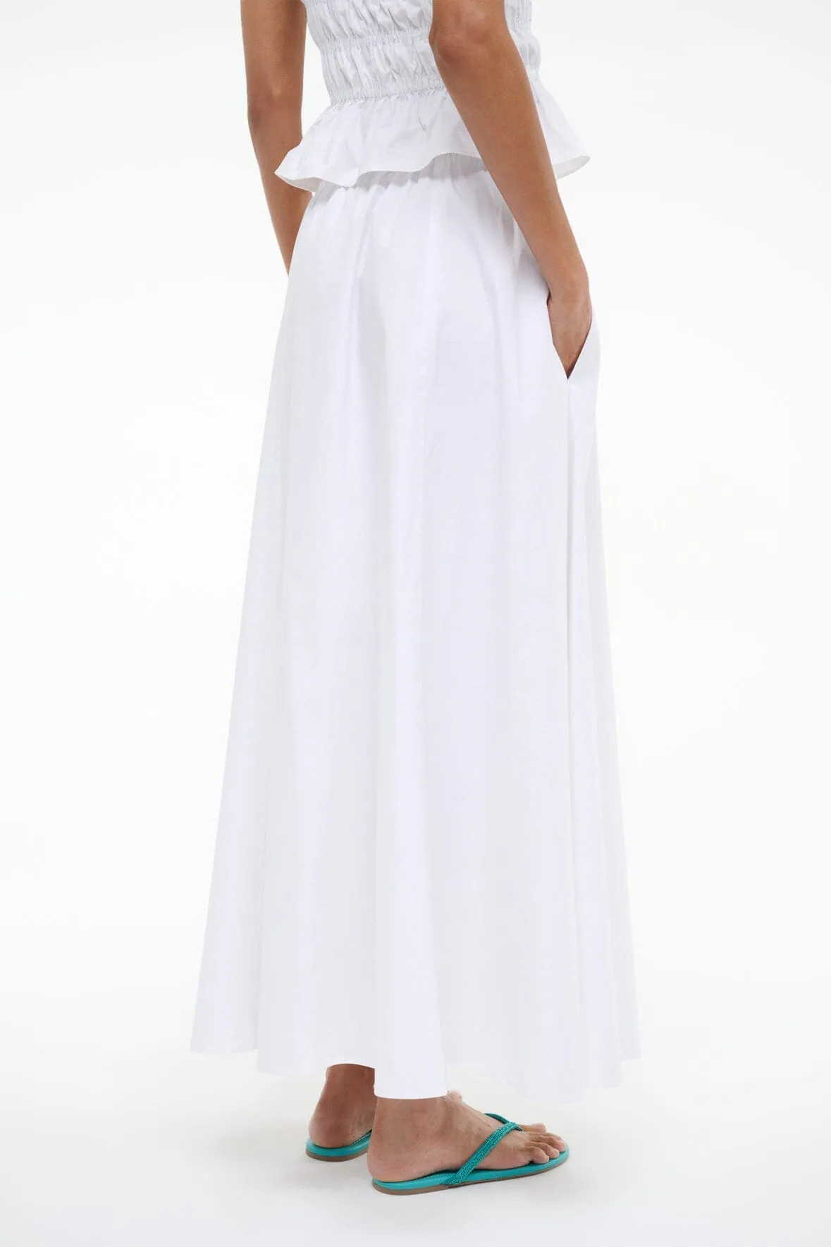 AXEL SKIRT | WHITE fashion charm