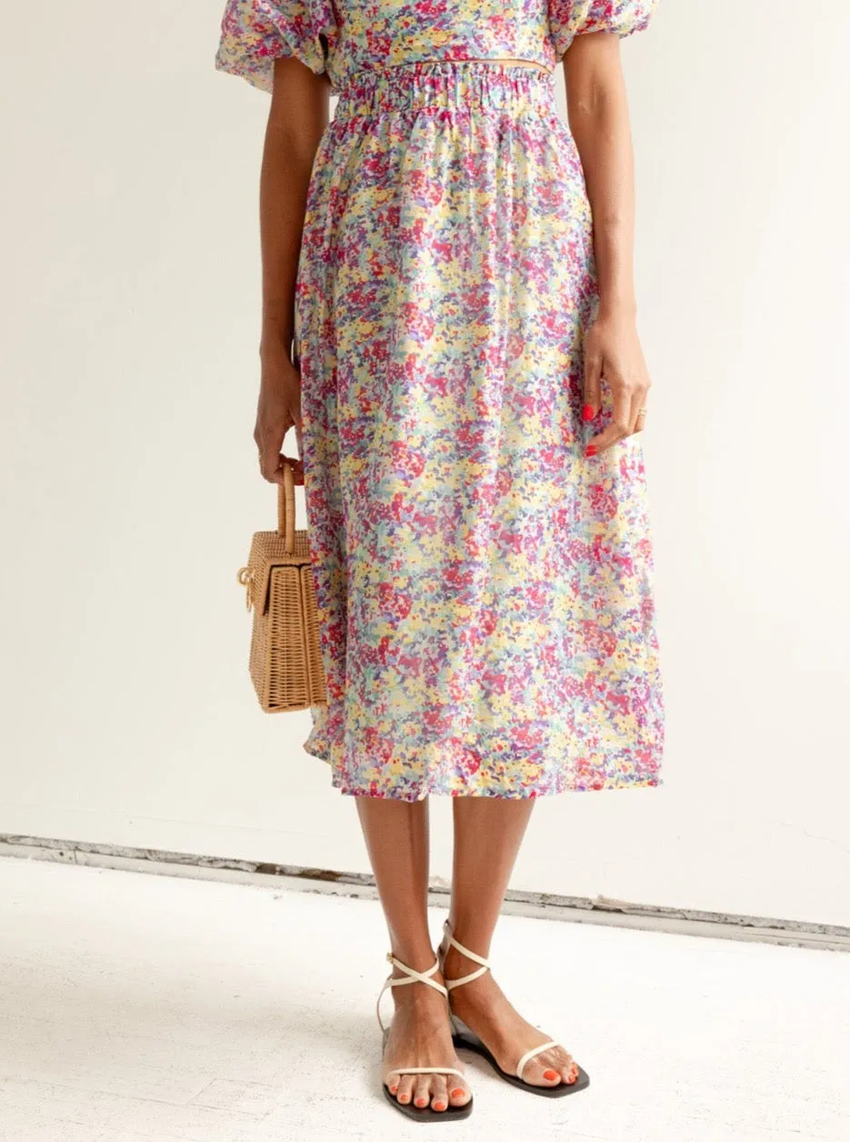 Azalea Midi Skirt natural grace
