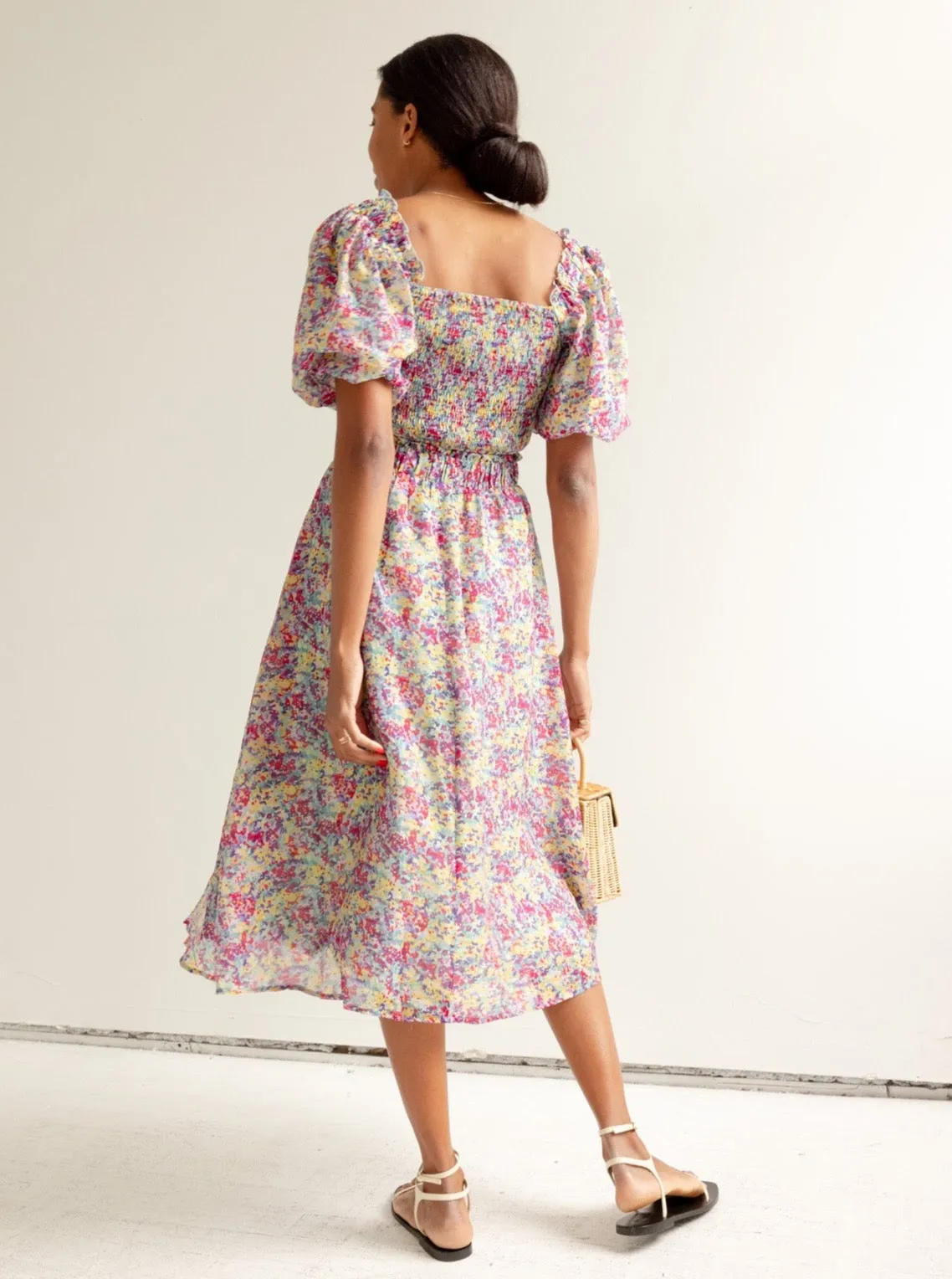 Azalea Midi Skirt fine texture