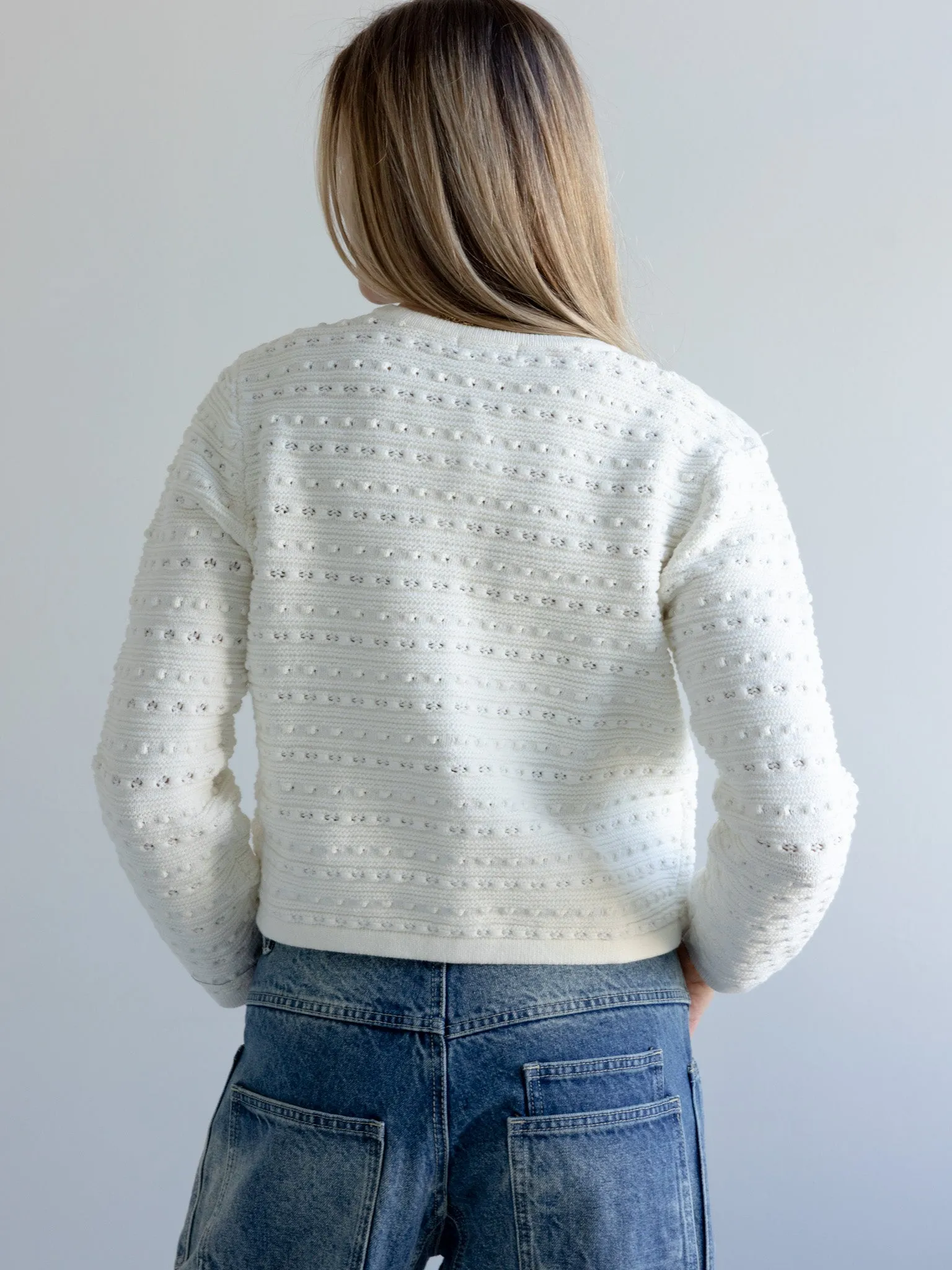 Baldwin Knit Blazer Ivory Soft Days