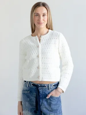 Baldwin Knit Blazer Ivory Daily Essential