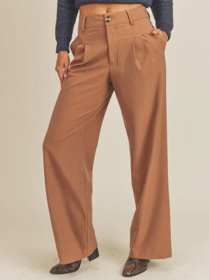 Bambi Trouser in Coffee lightweight comfort