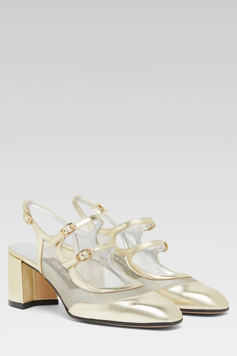 Bananight Mary Janes metallic sheen