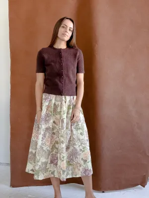 Beatrice Floral Midi Skirt travel gear