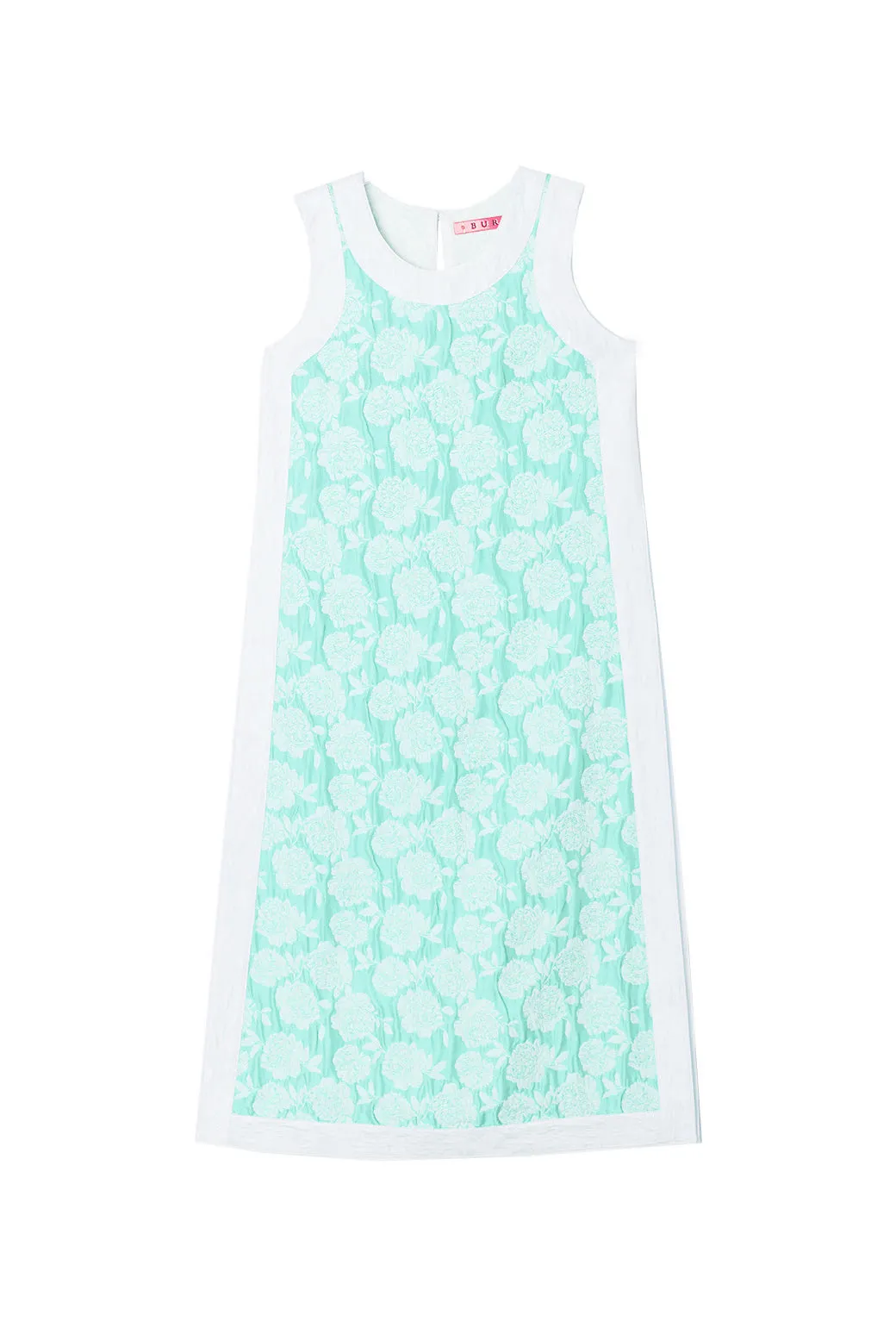 Bermuda Set - Aqua Brocade slow fashion