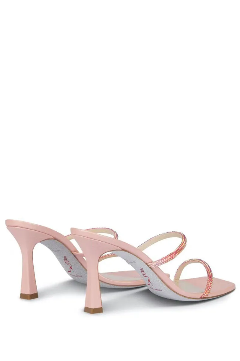 Bessie Crystal Sandals cultural fusion