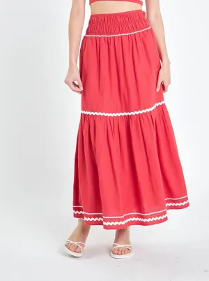 Betty Ric Rac Skirt charm bloom