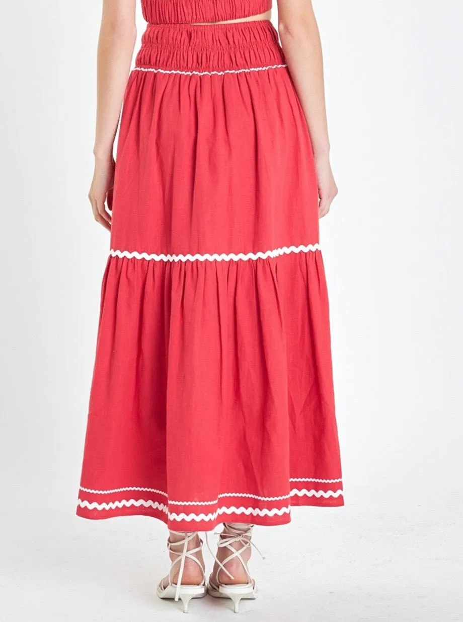 Betty Ric Rac Skirt warm company
