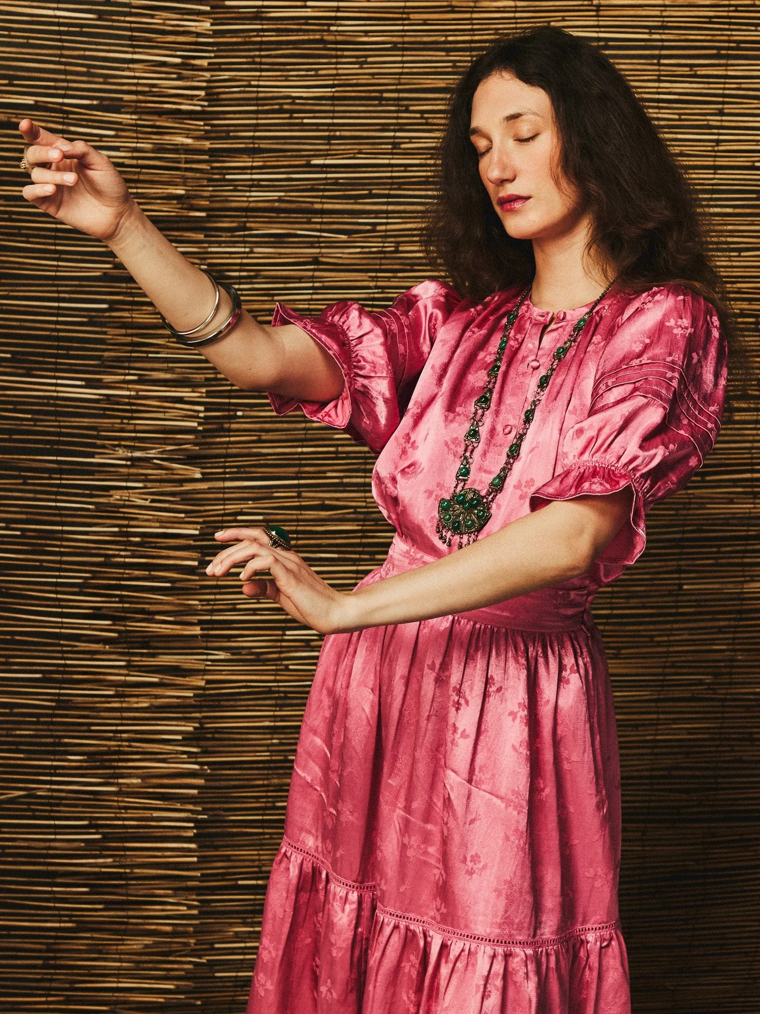 Betty Skirt in Geranium vogue style