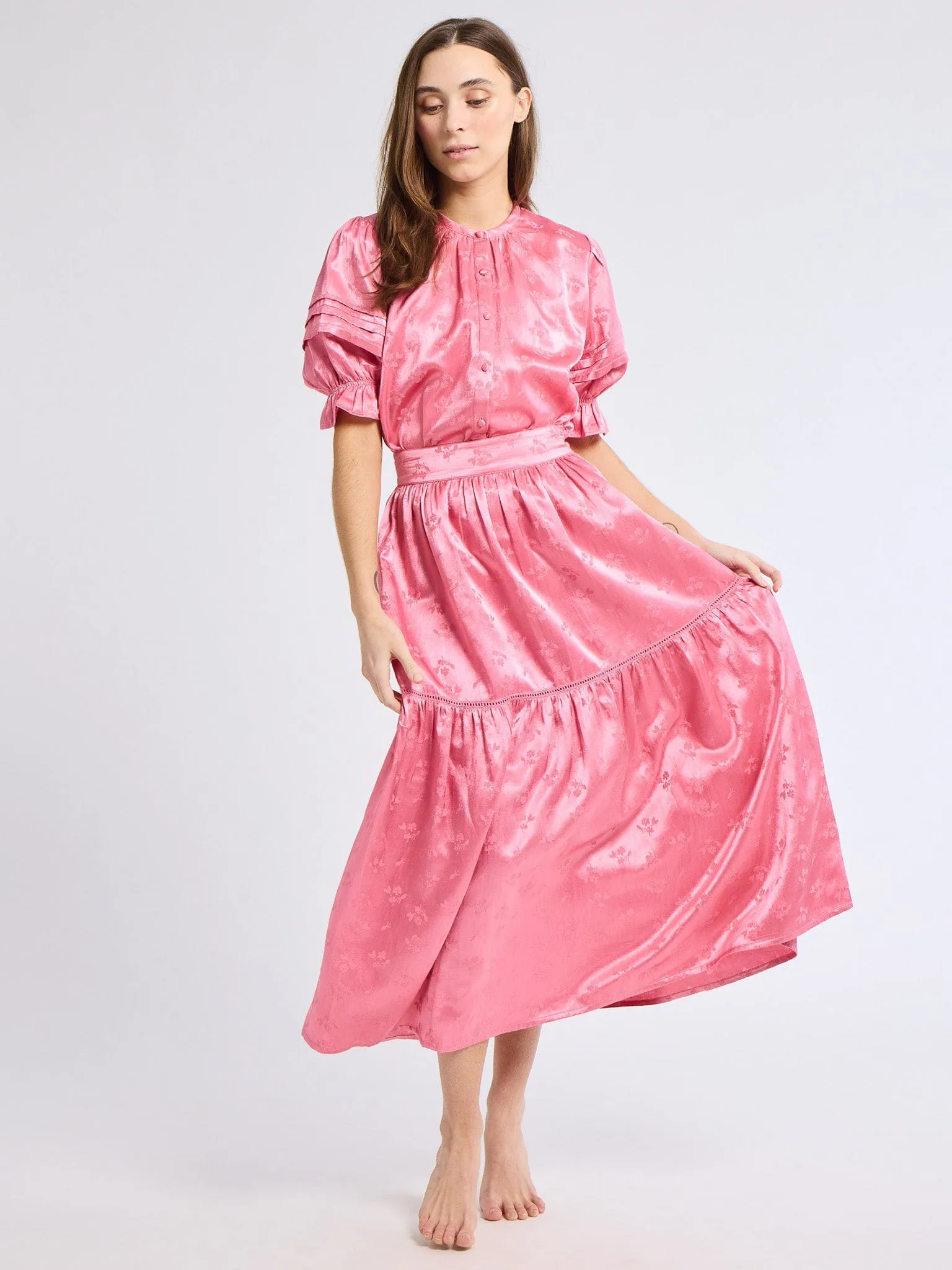 Betty Skirt in Geranium styling tips