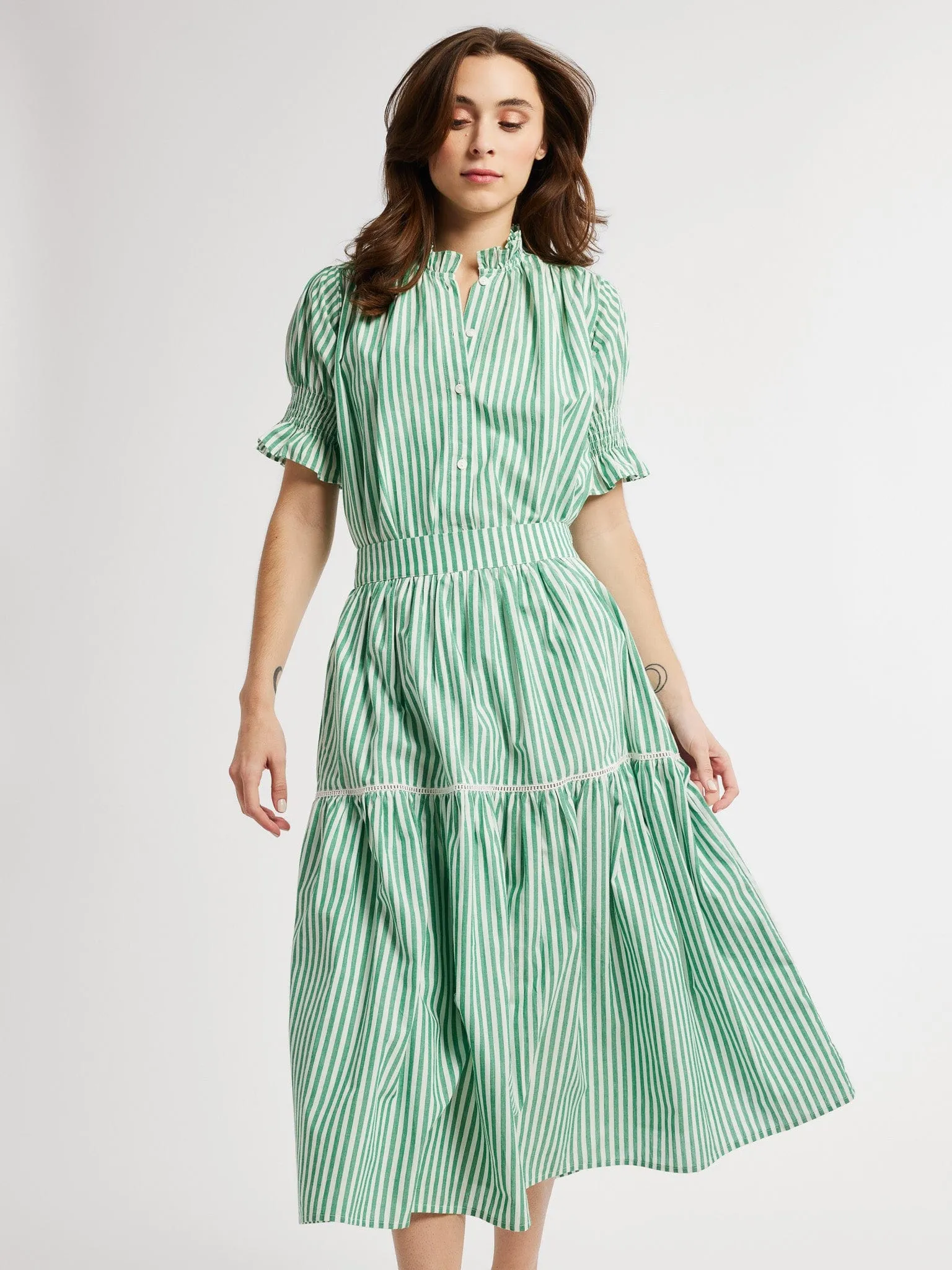 Betty Skirt in Kelly Stripe trend symbol
