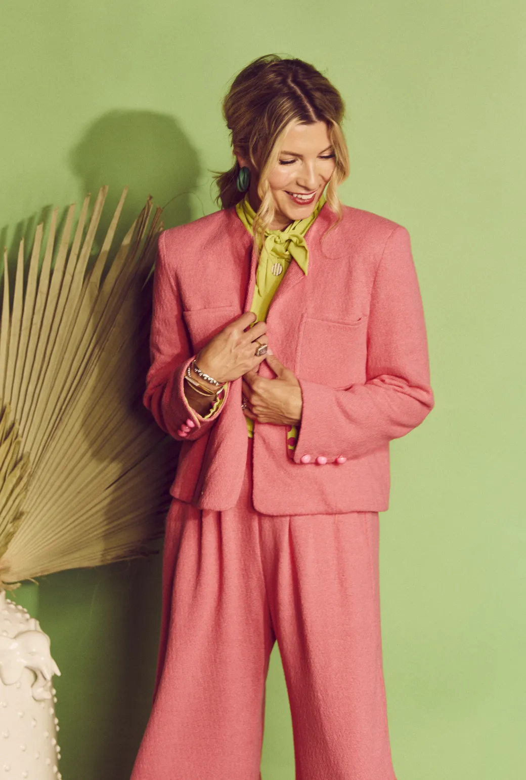 Big 10 Everyday Knit Suit - Bubblegum Knit chill balance