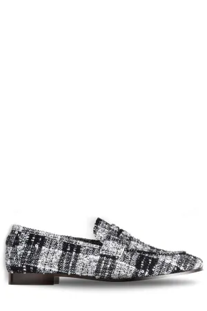 Black and White Tweed Flaneur classic retro