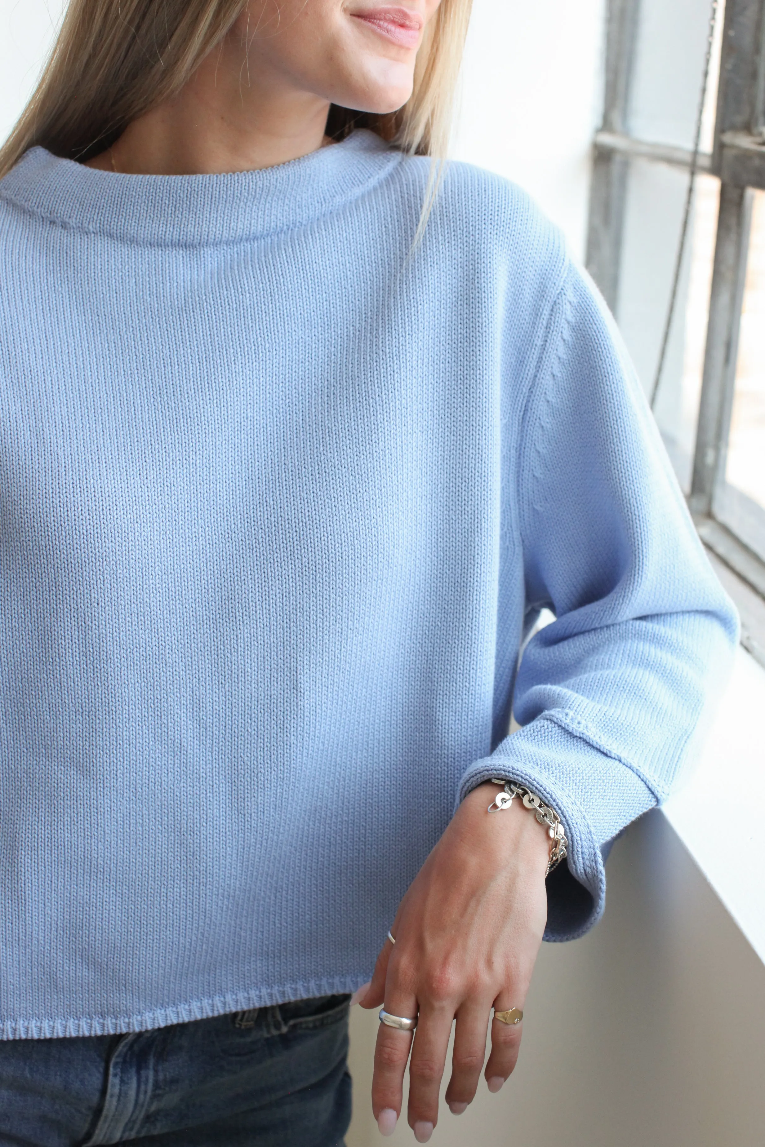 Blue Kensington Sweater Dream Soft