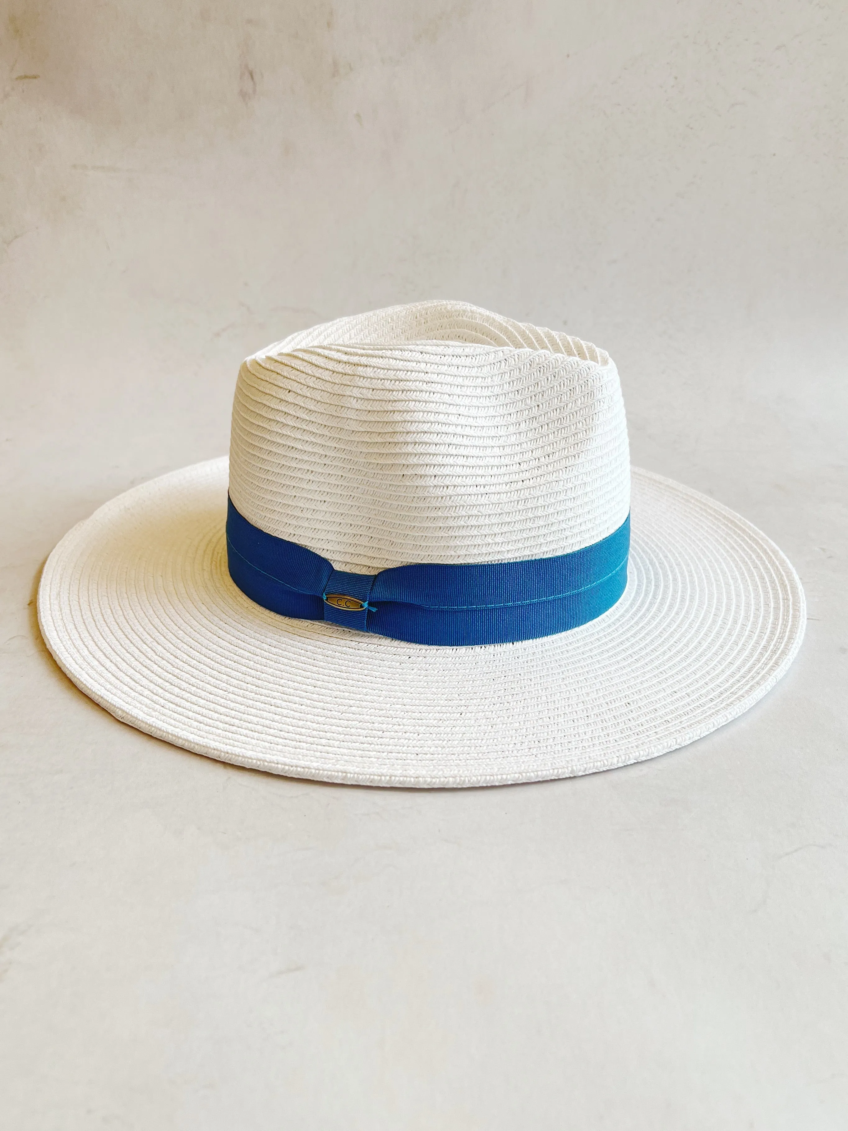 Blue Panama Hat trail edge