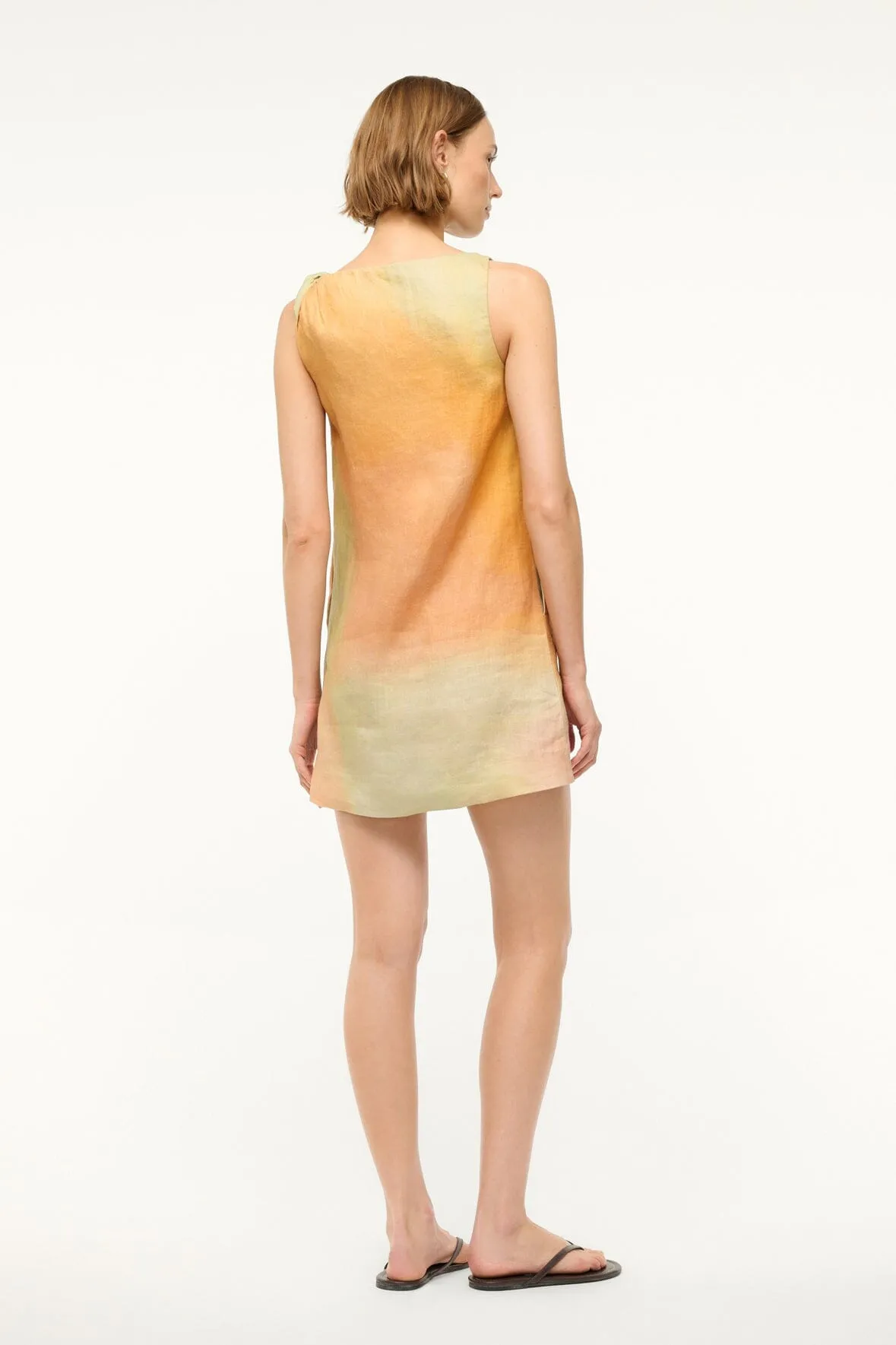 BOA LINEN DRESS | PASTEL CLOUDS brunch date