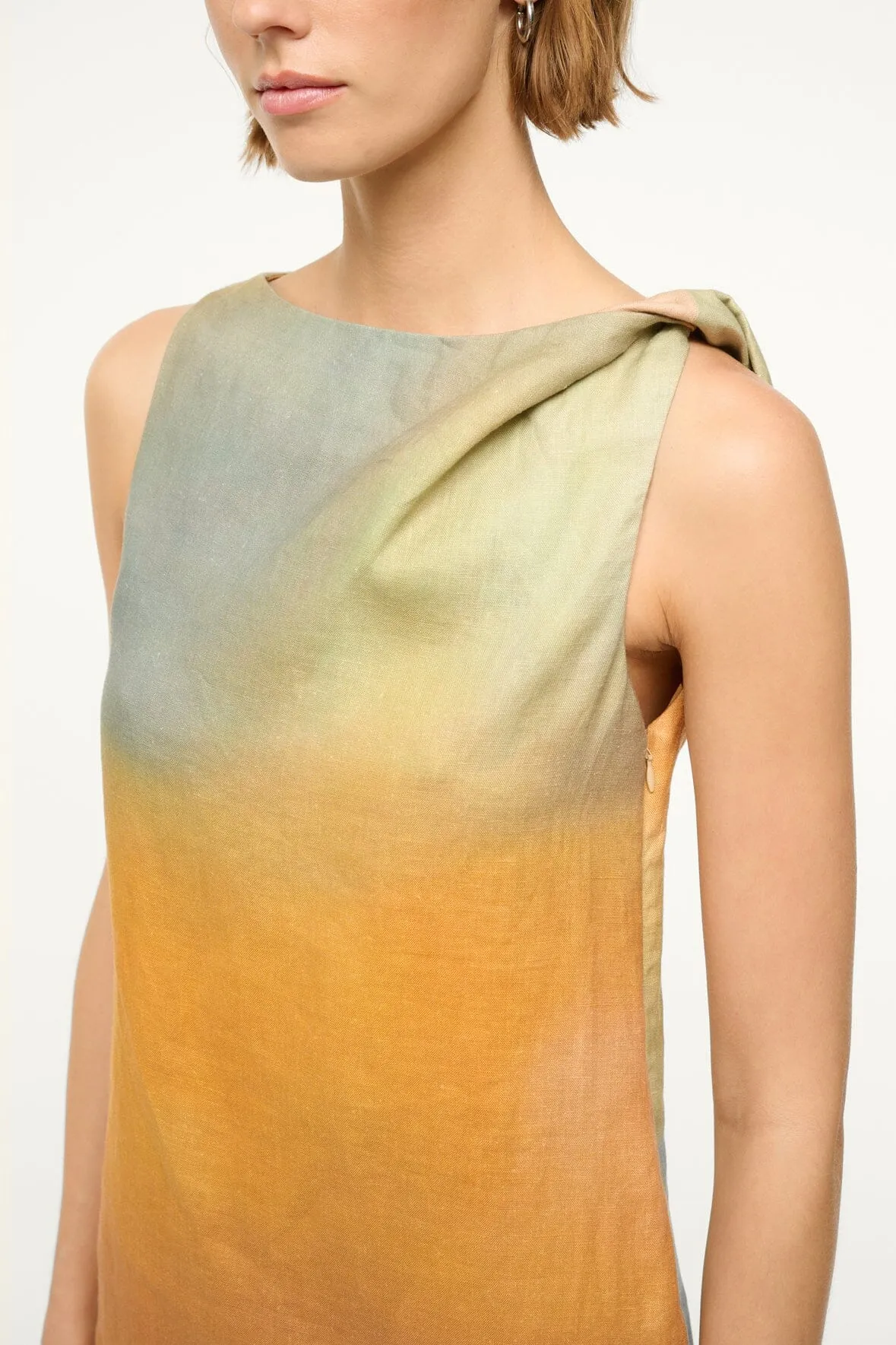 BOA LINEN DRESS | PASTEL CLOUDS cozy edit