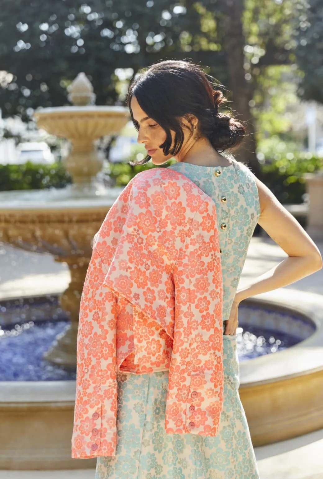 Bolero Blazer - Coral Brightline fast comfort