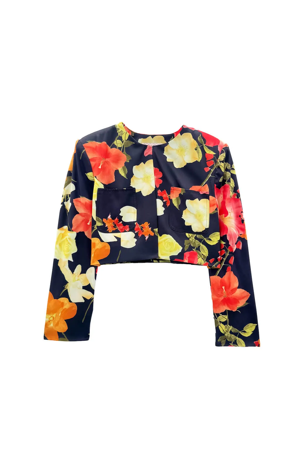 Bolero Blazer - Hibiscus dry weather