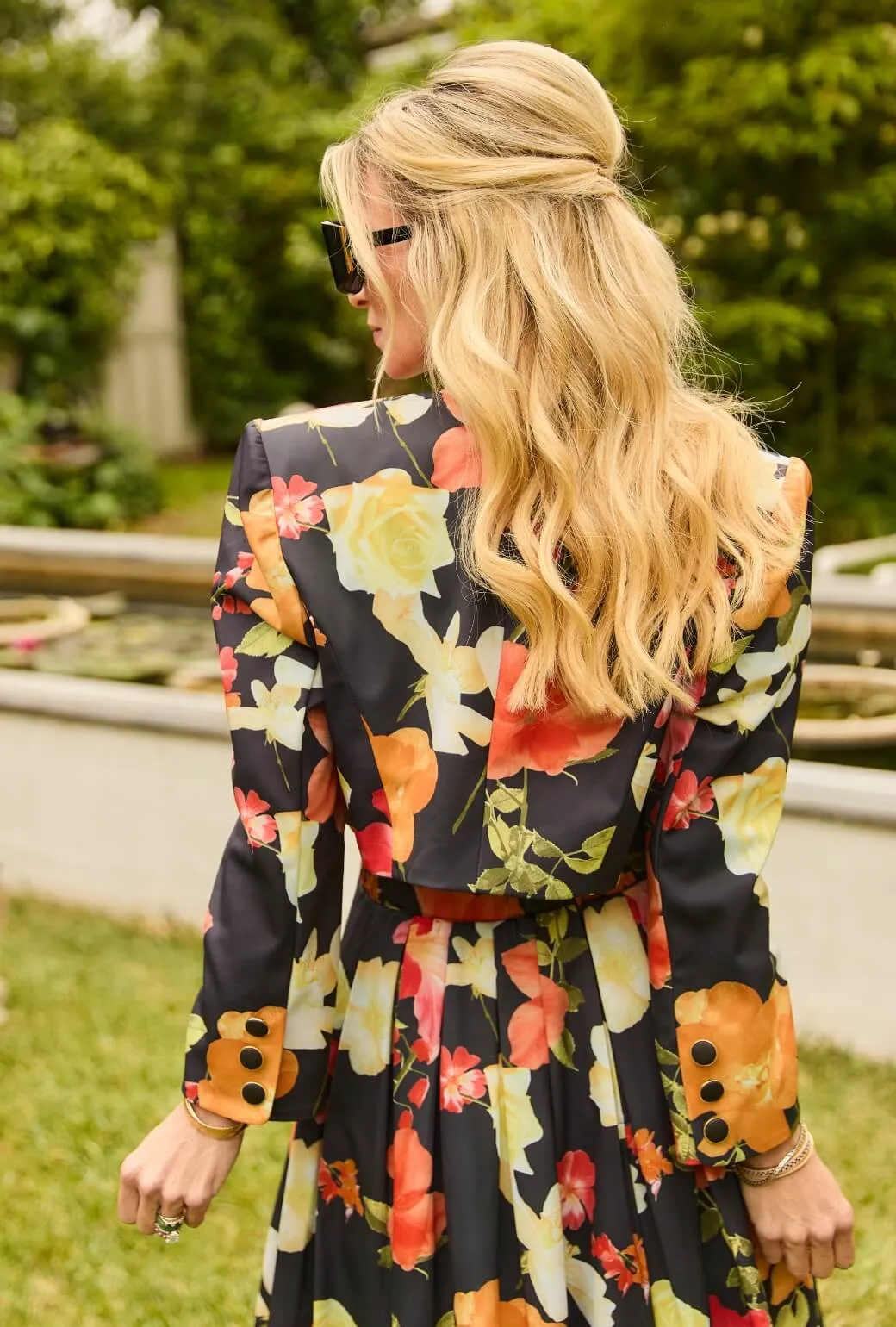 Bolero Blazer - Hibiscus weekend pulse