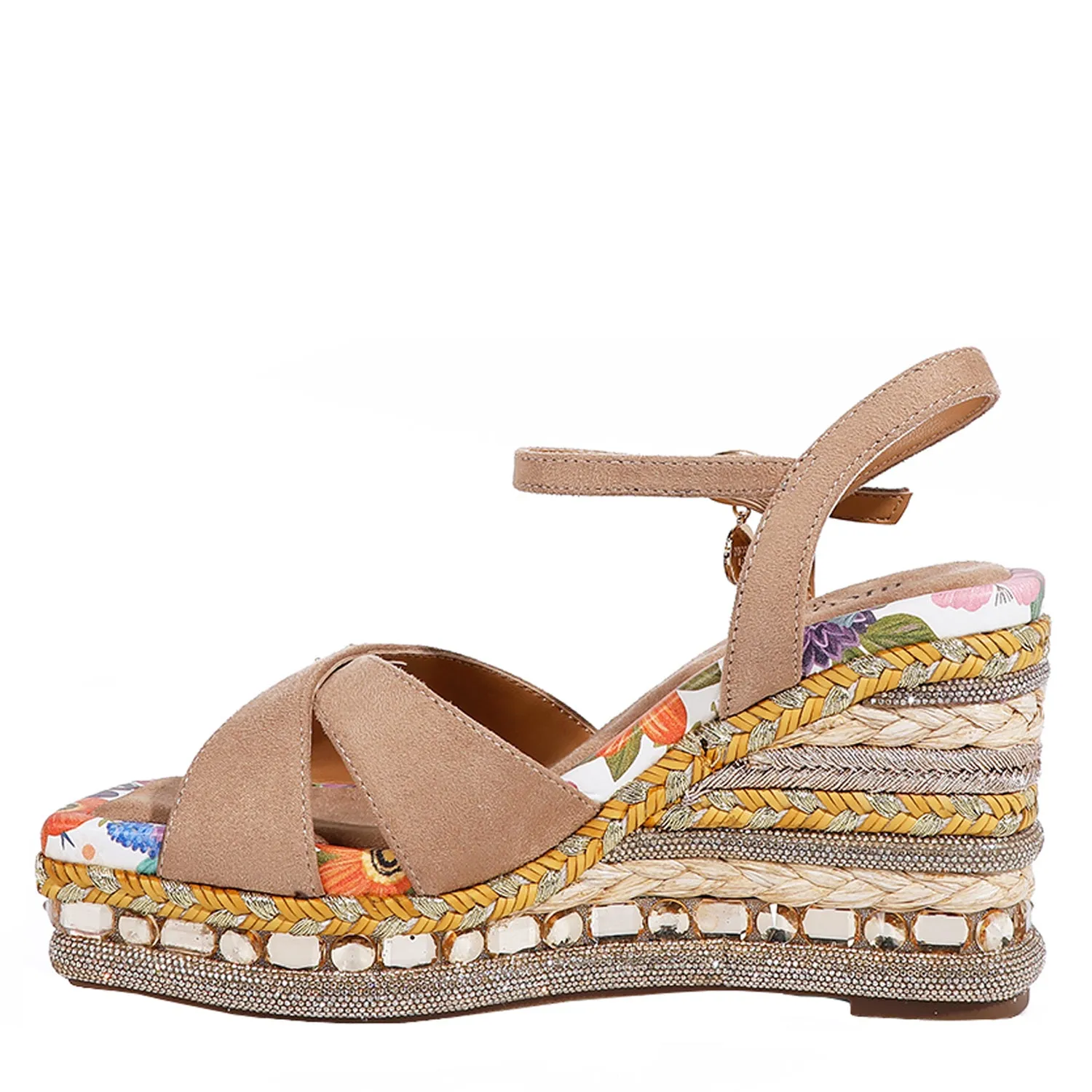 BONNIE ESPADRILLE WEDGE SANDAL light sole